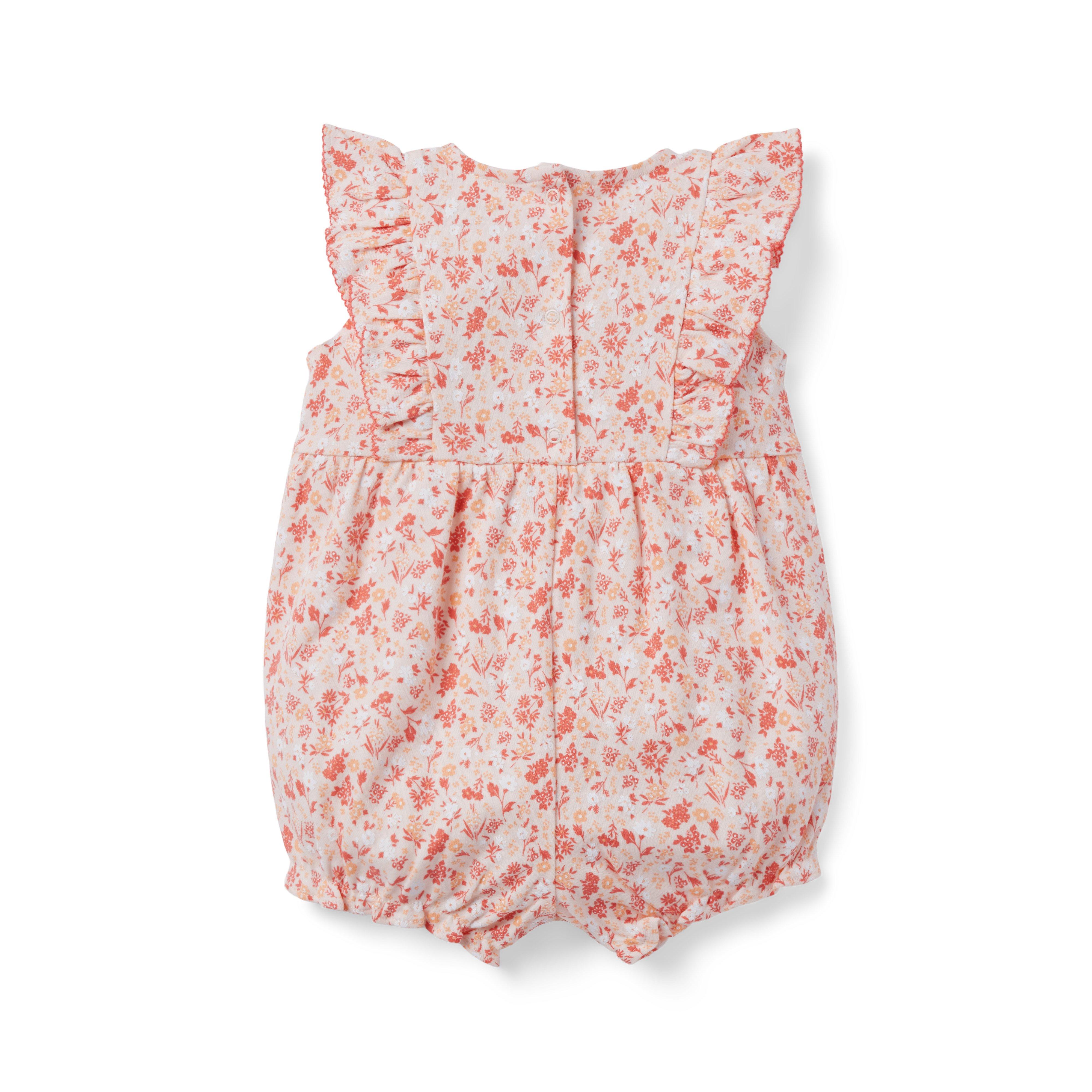 Baby Floral Ruffle Romper image number 1