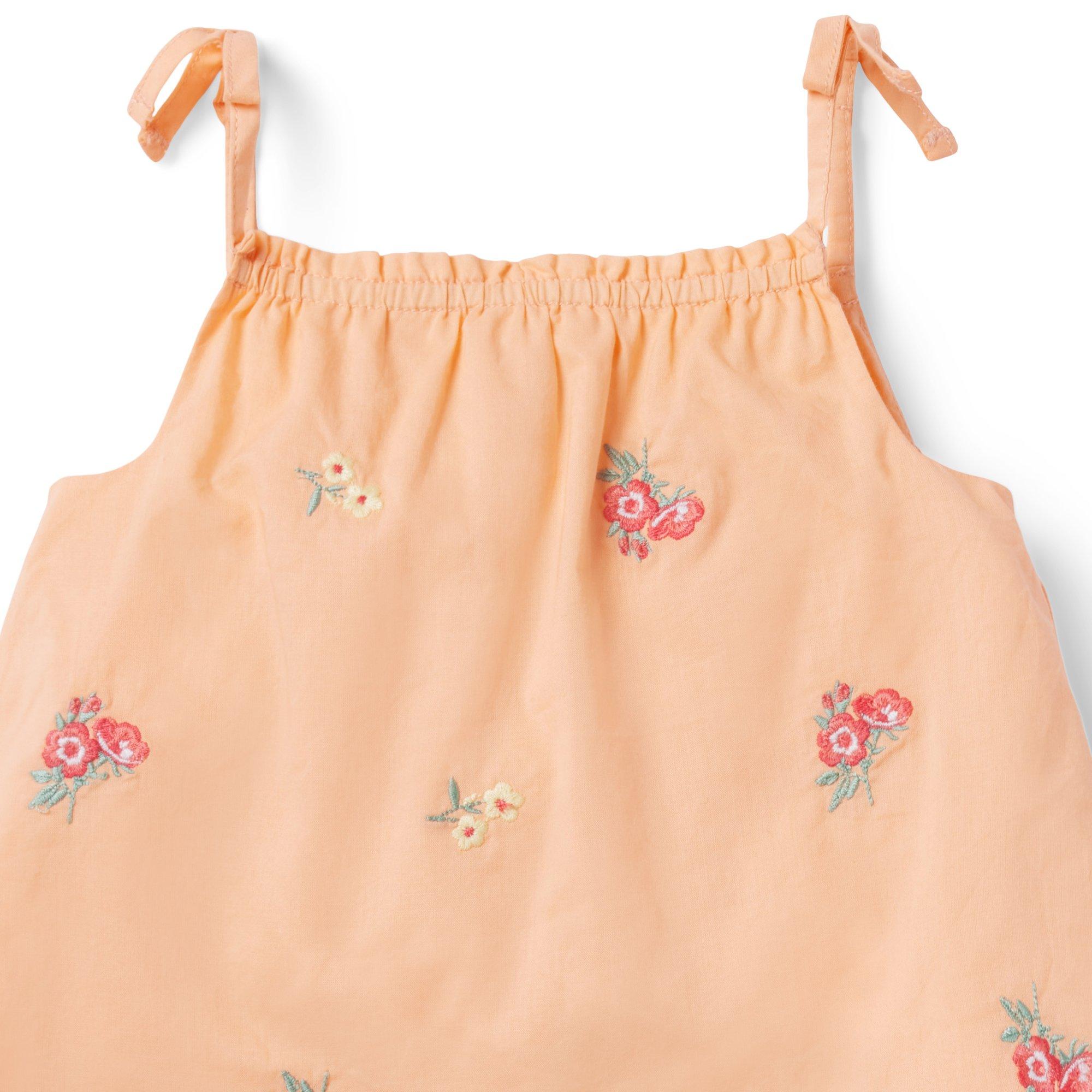 Baby Floral Embroidered Matching Set image number 2