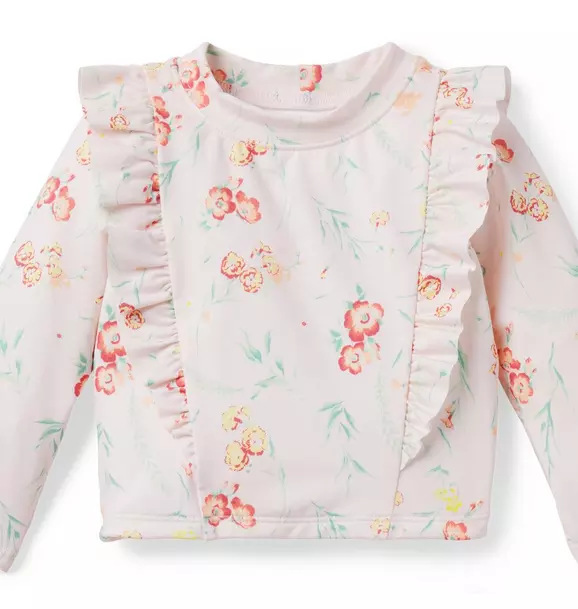 Baby Floral Recycled Rash Guard Set image number 2