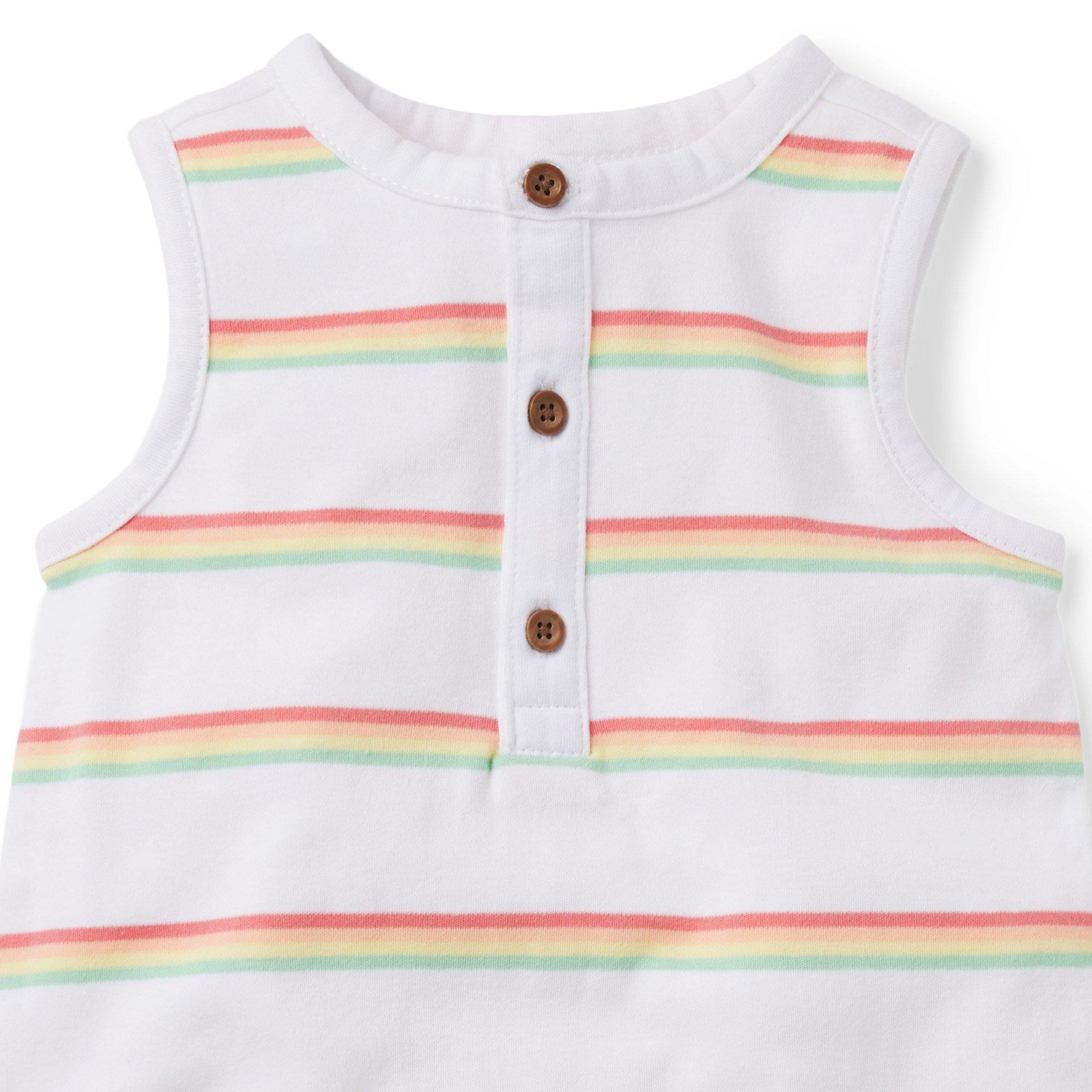Baby Striped Romper image number 2