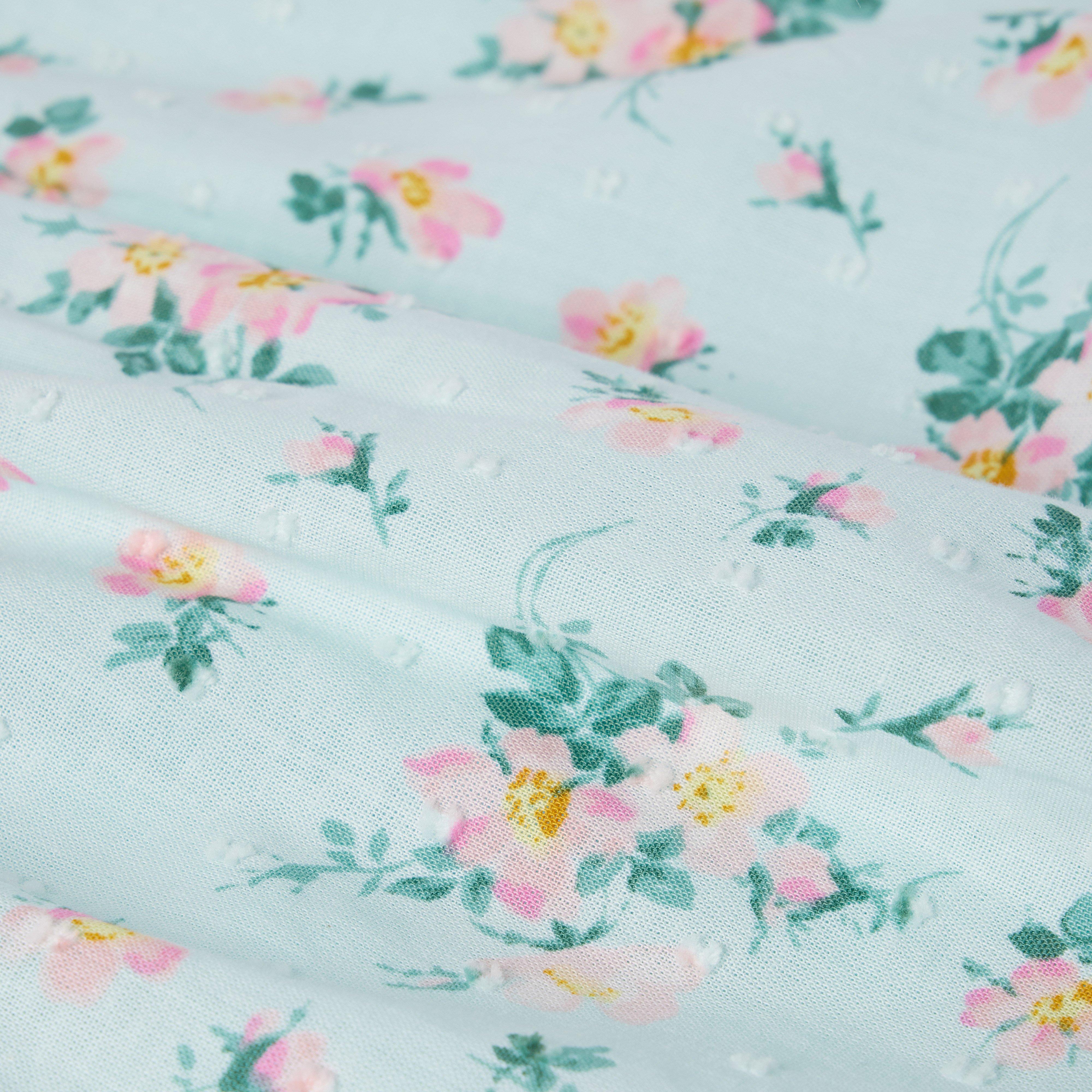 Baby Floral Swiss Dot Romper image number 2