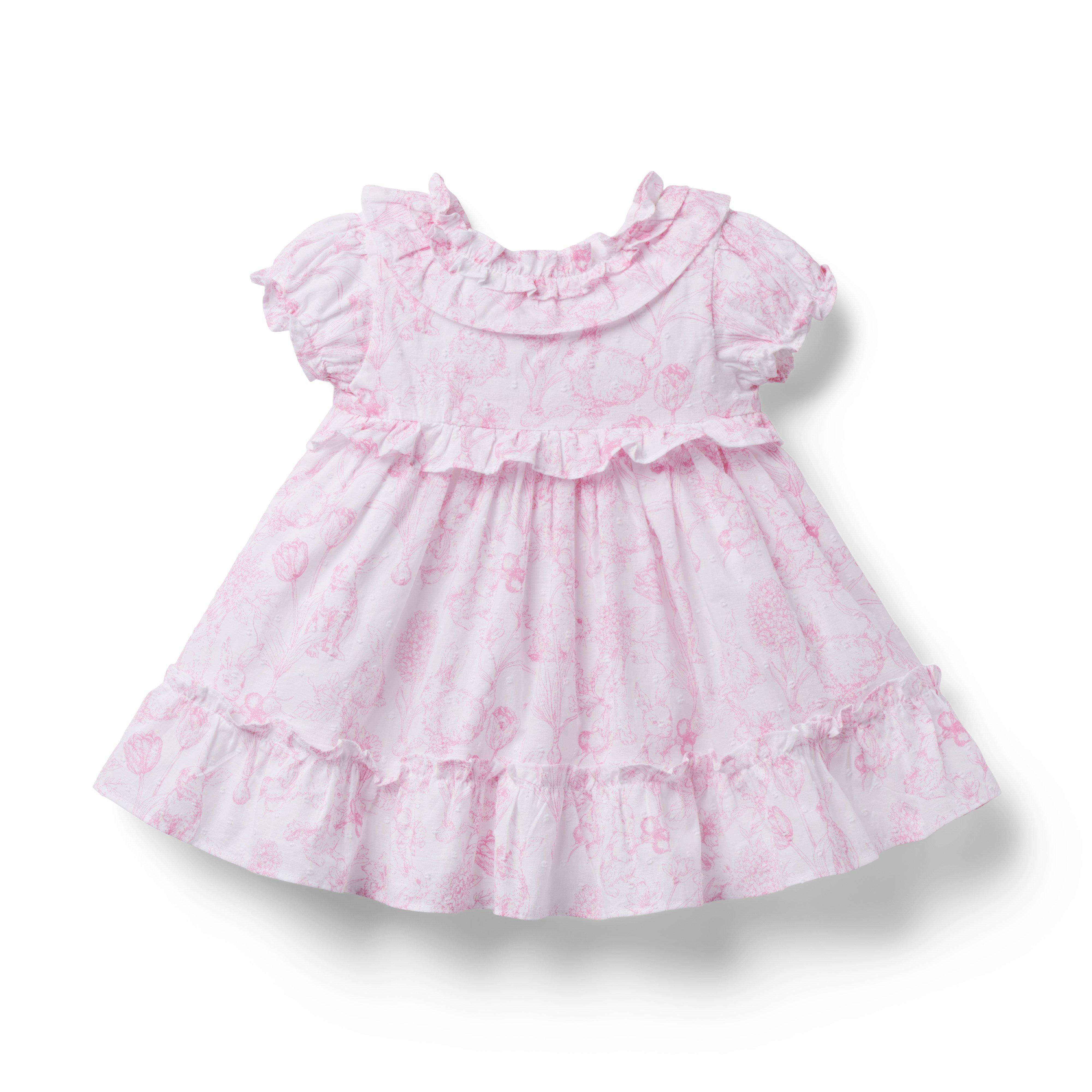 Baby Bunny Toile Dress image number 0
