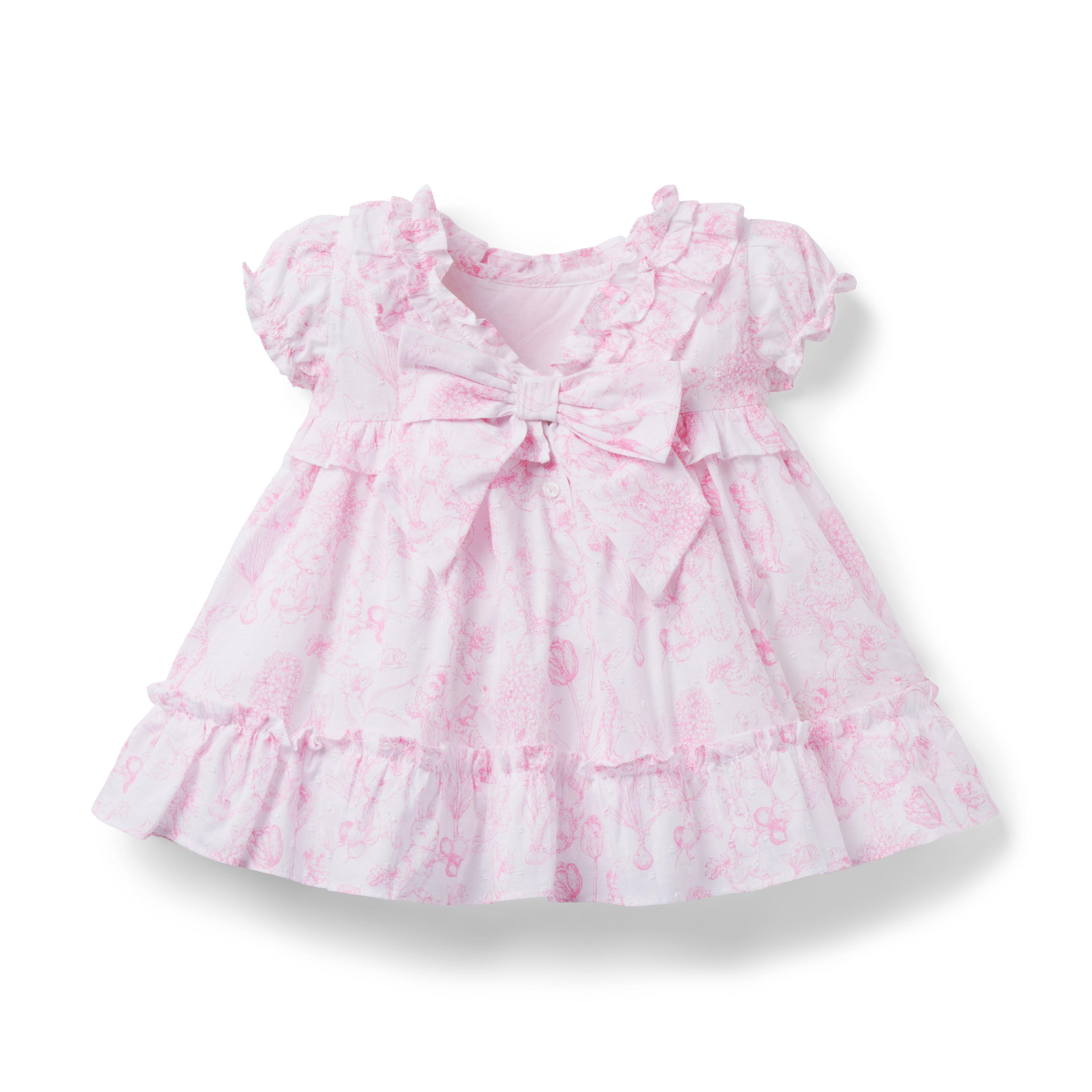 Baby Bunny Toile Dress image number 1