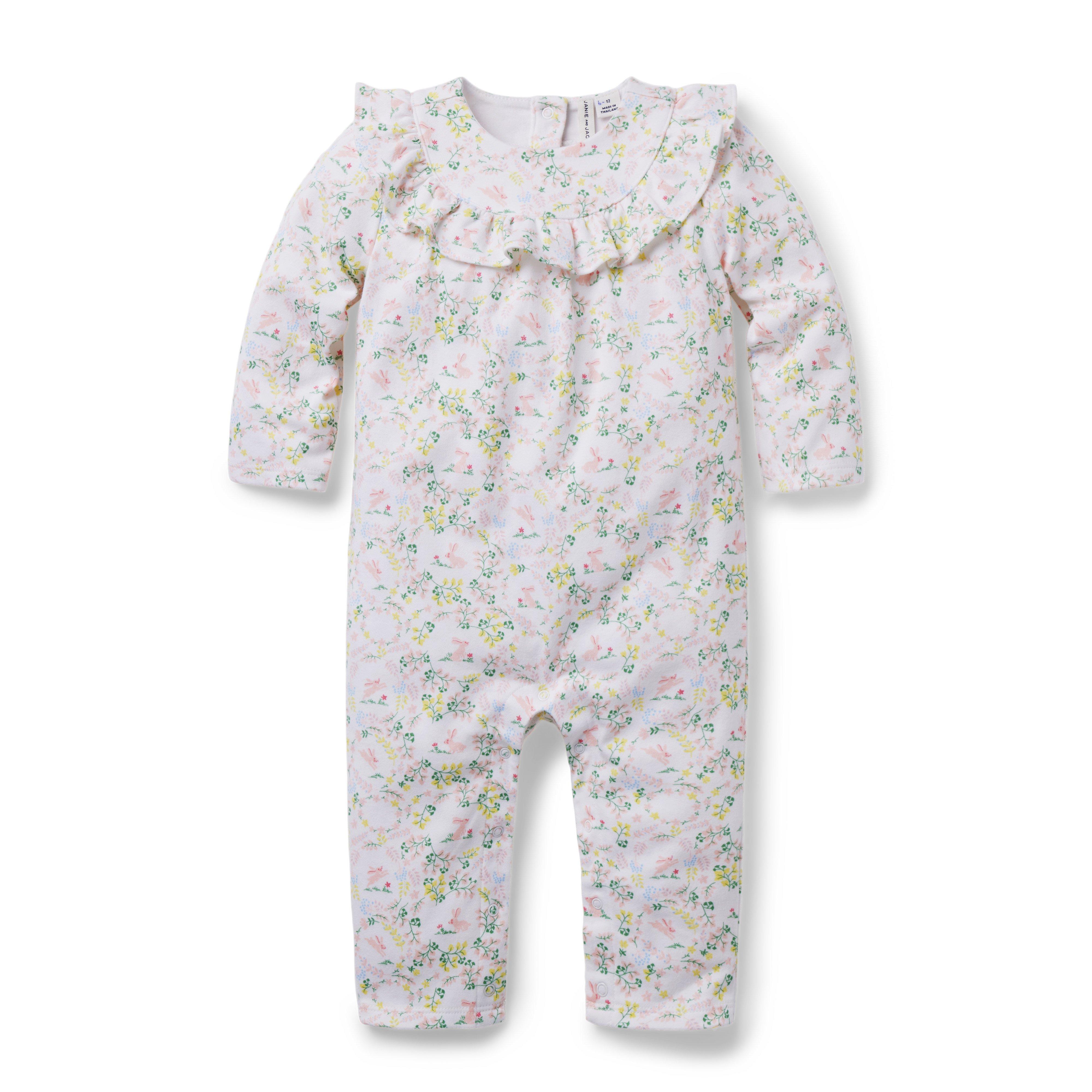 Baby Bunny Floral 1-Piece image number 0