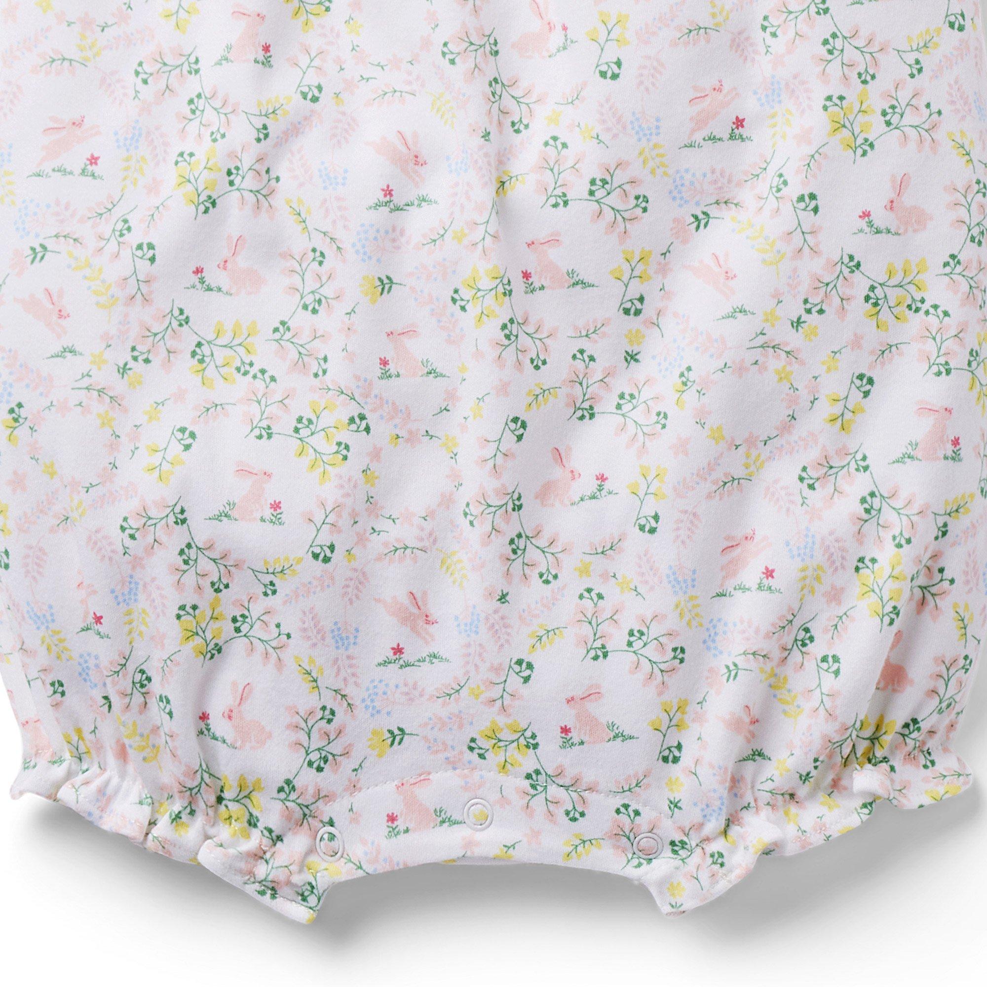 Baby Bunny Floral Romper image number 3