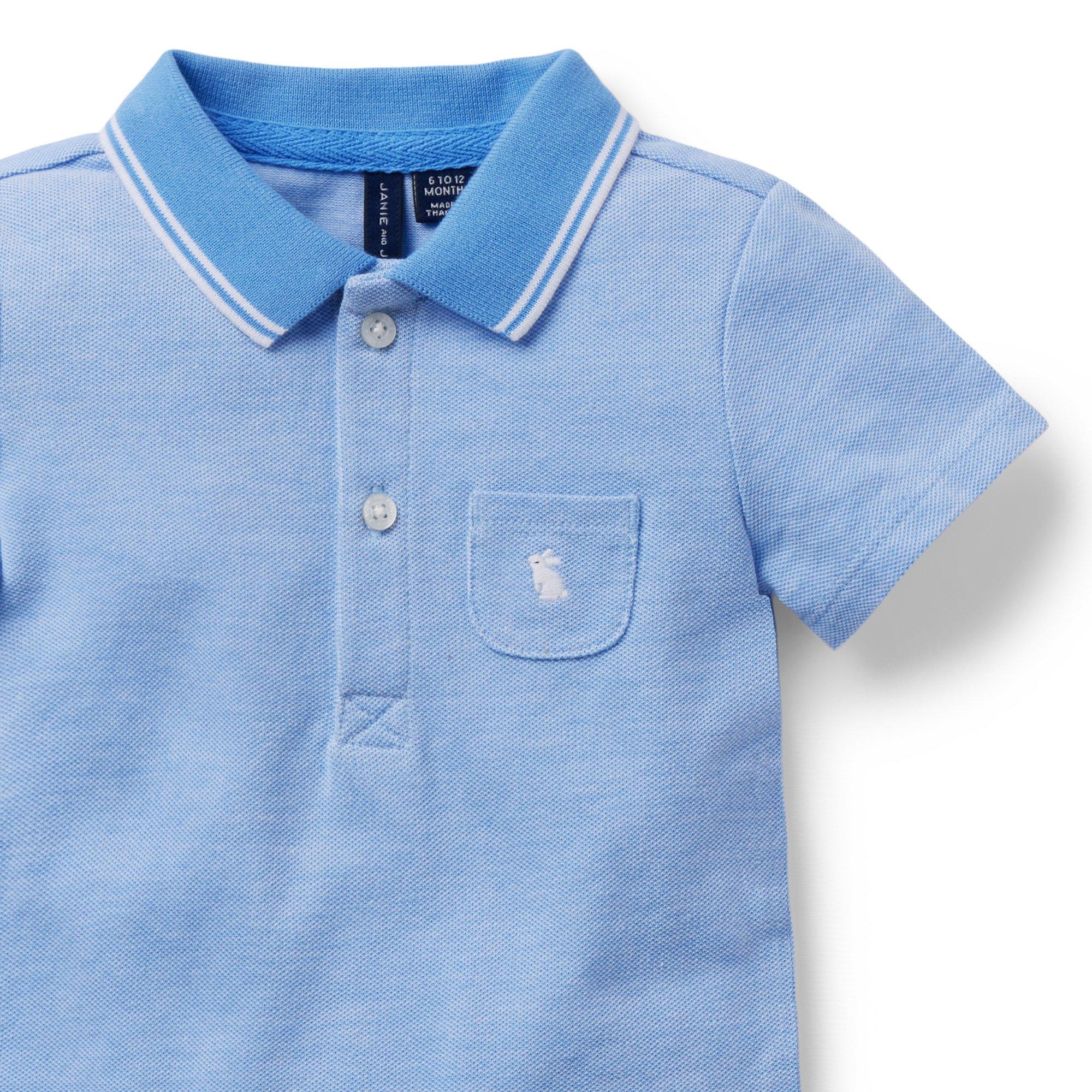 Baby Bunny Polo Bodysuit image number 1