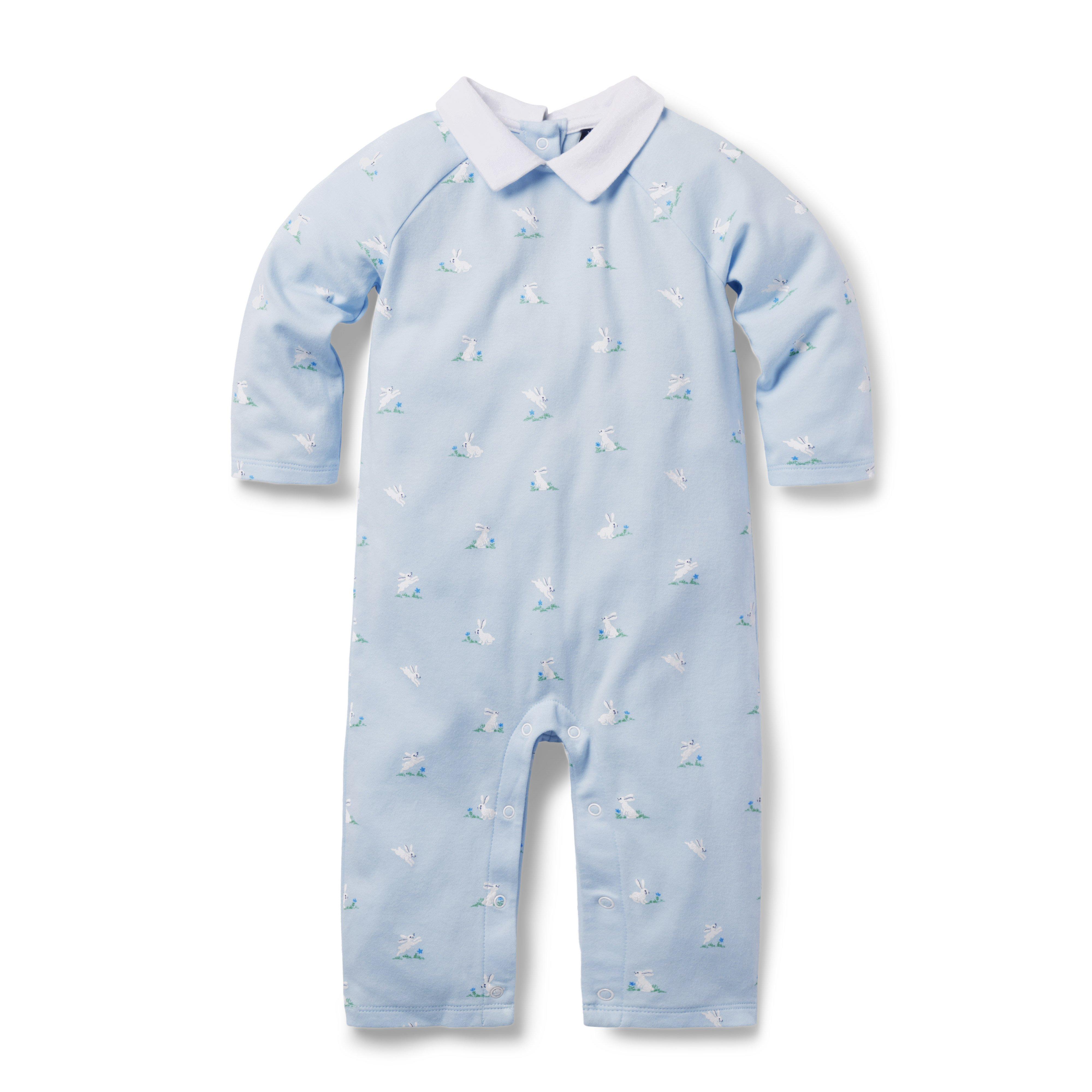 Baby Bunny Collared 1-Piece image number 0