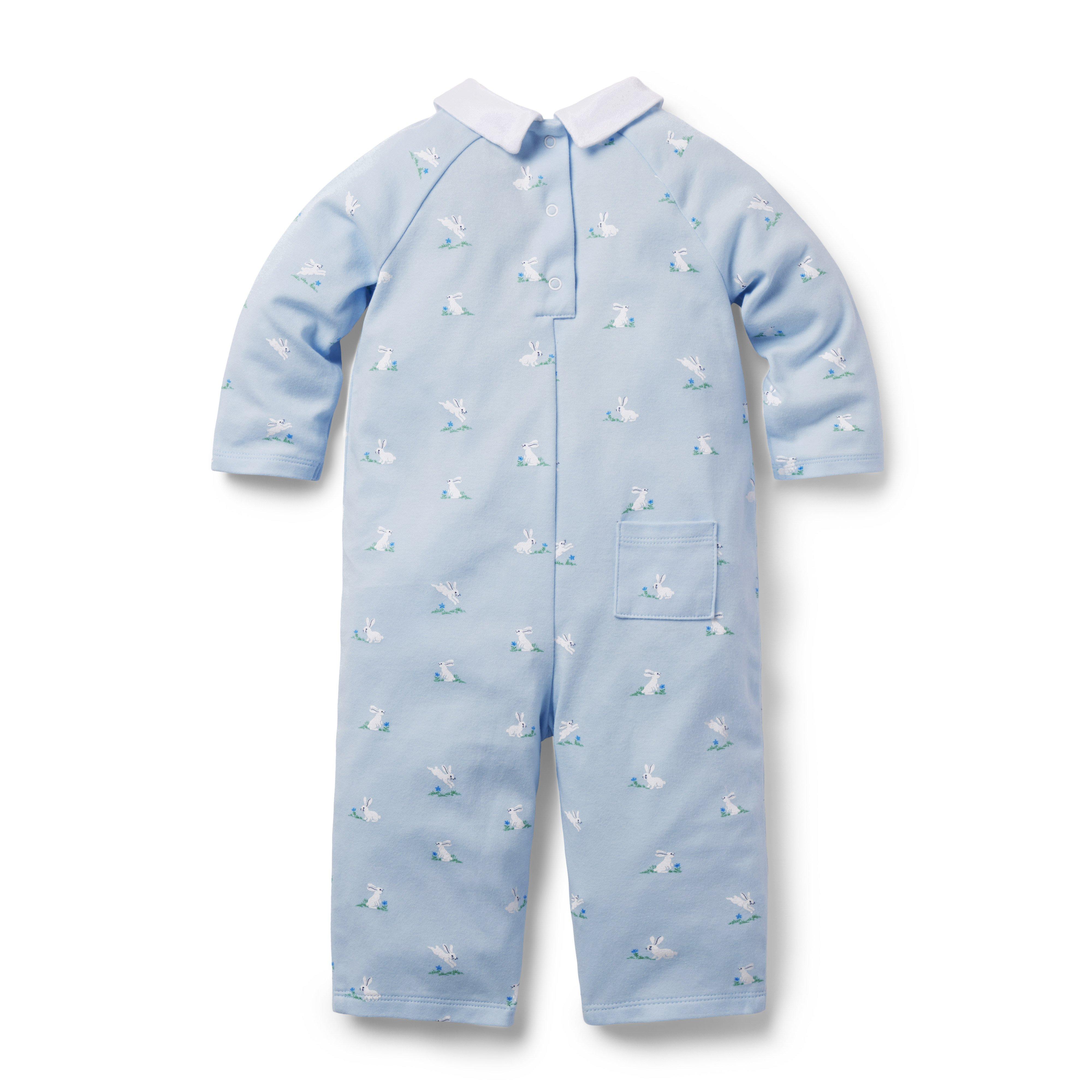 Baby Bunny Collared 1-Piece image number 1