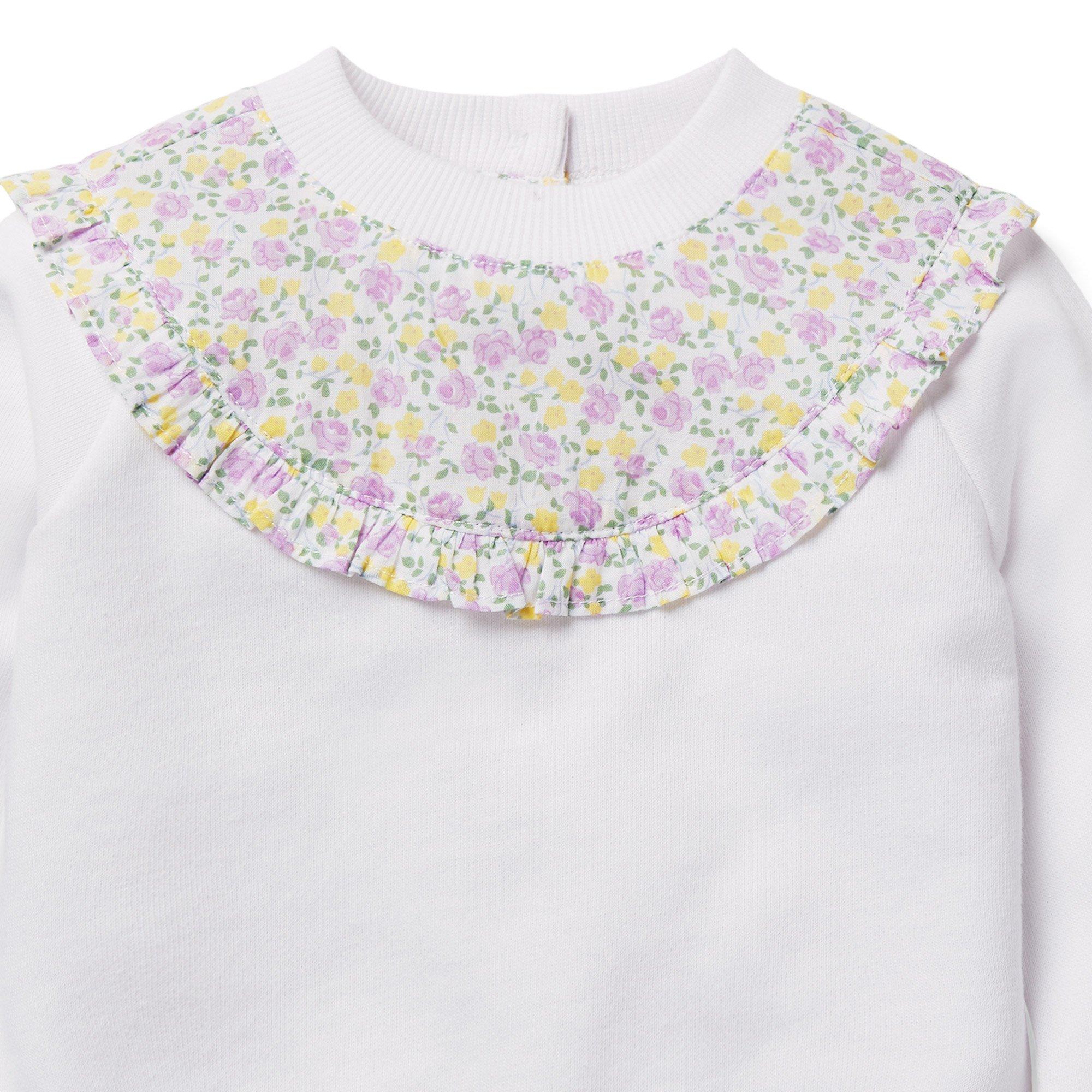 Baby Ditsy Floral Collar Sweatshirt image number 2