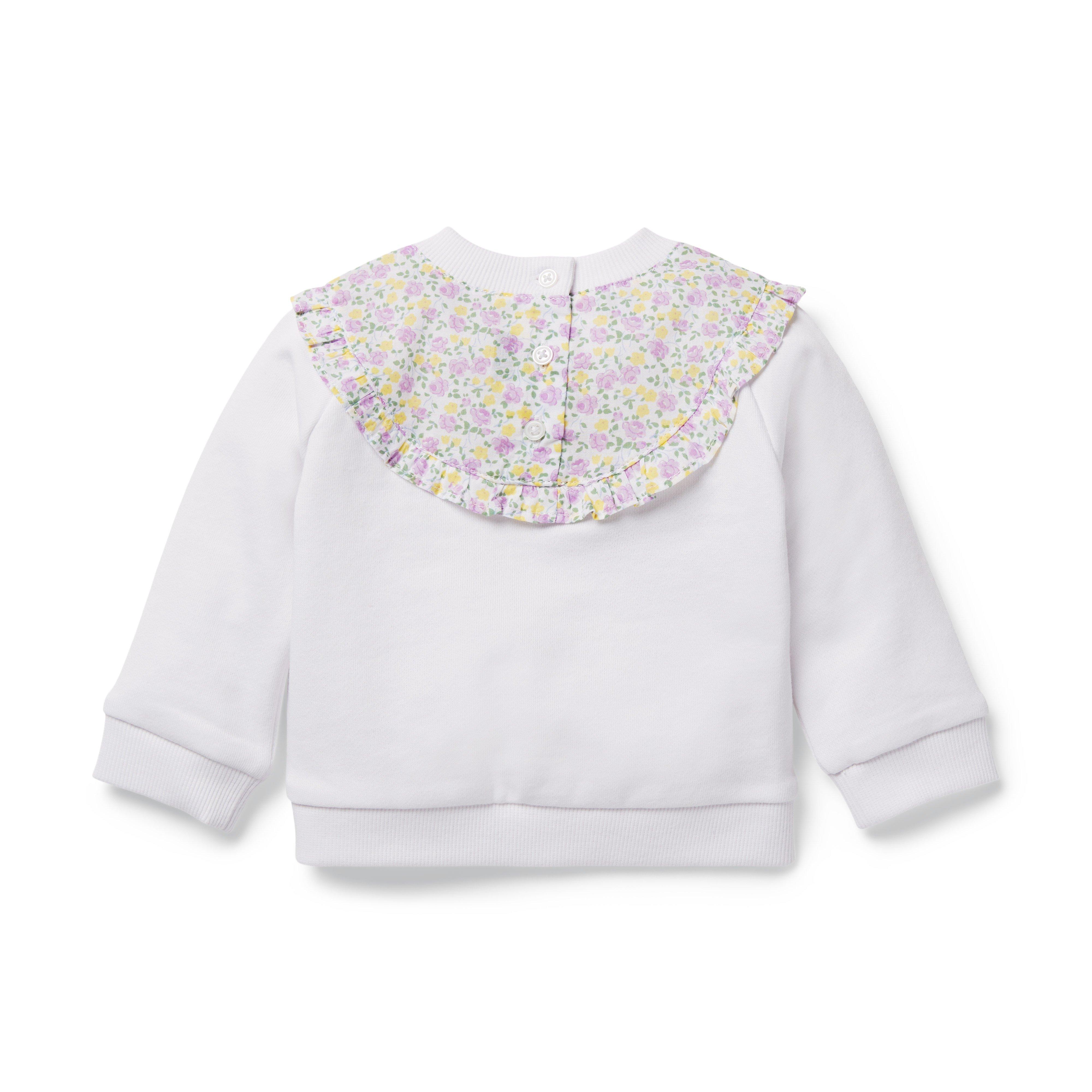 Baby Ditsy Floral Collar Sweatshirt image number 1