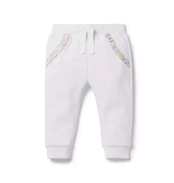 Baby Ditsy Floral Trim Jogger