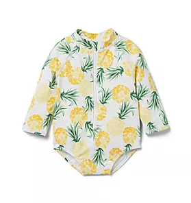 Baby Pineapple Rash Guard Swimsuit