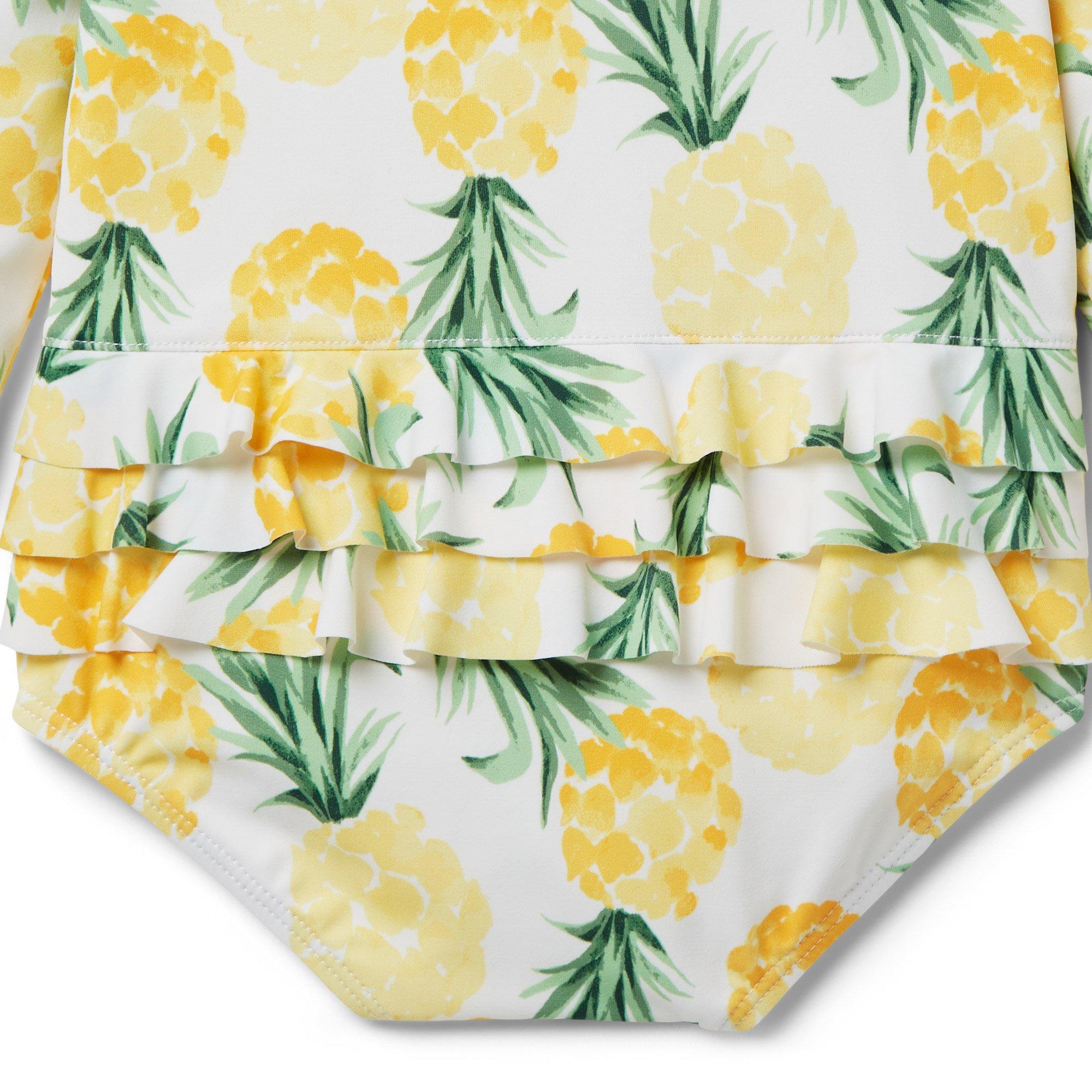 Baby Pineapple Rash Guard Swimsuit image number 2