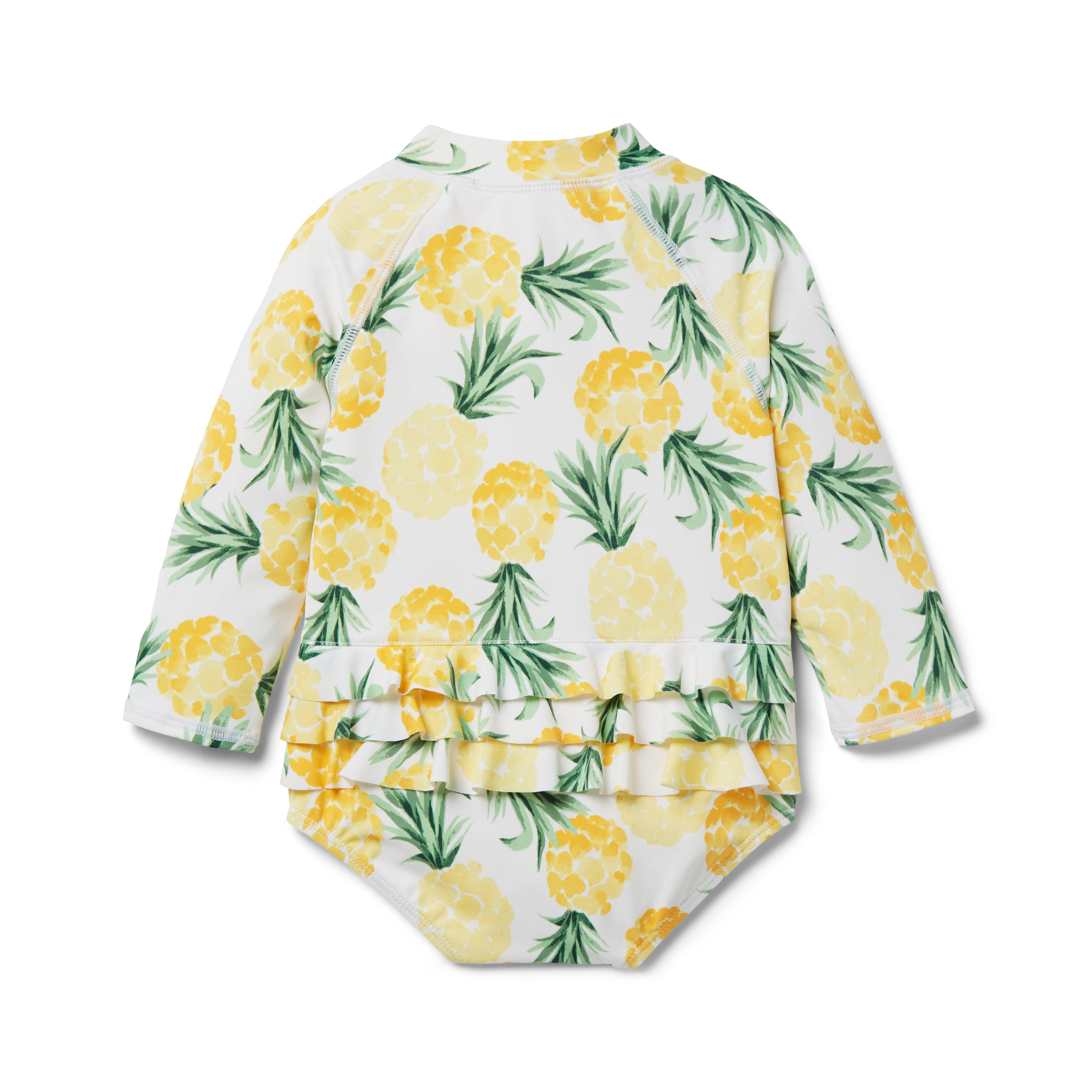 Baby Pineapple Rash Guard Swimsuit image number 1