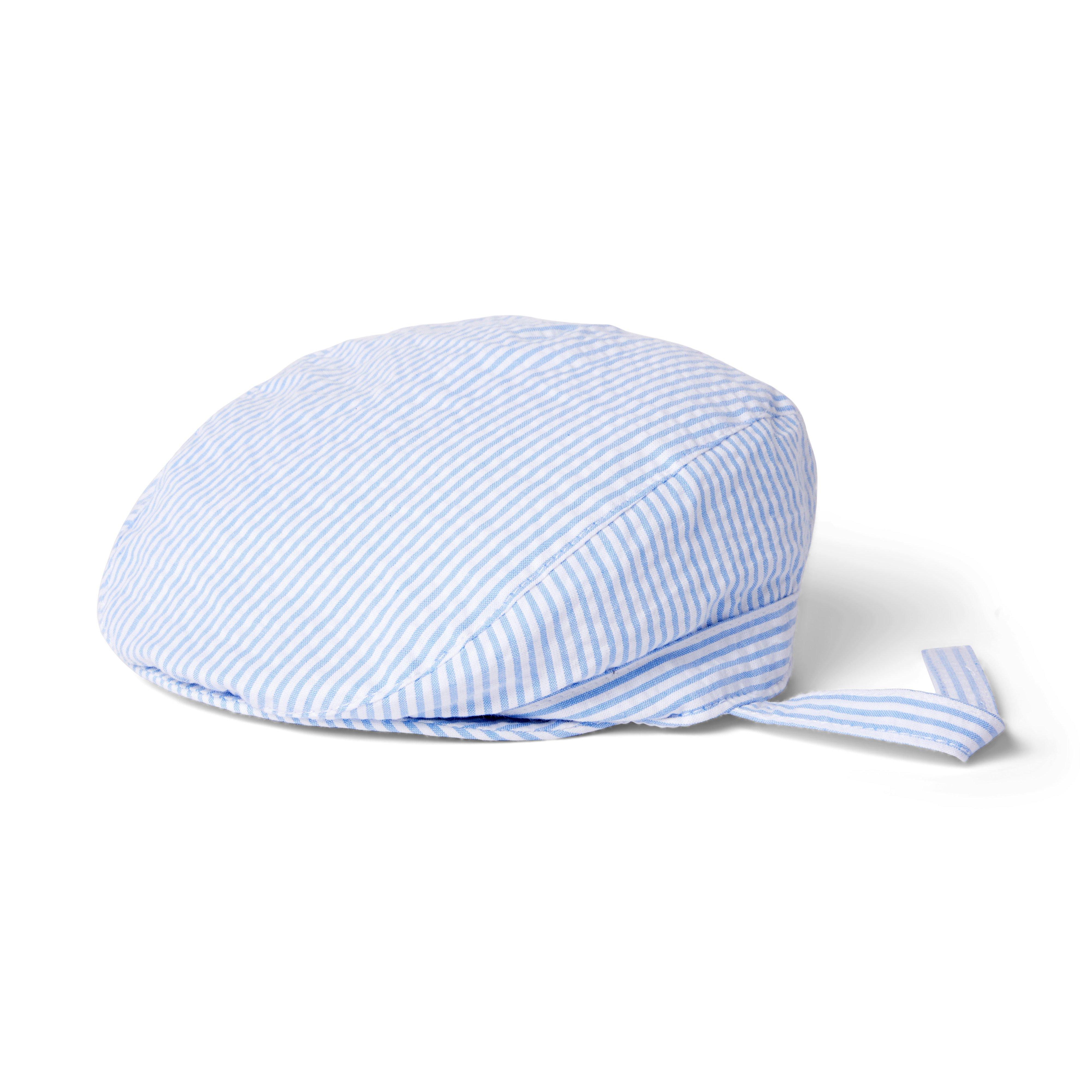 Baby Seersucker Cap