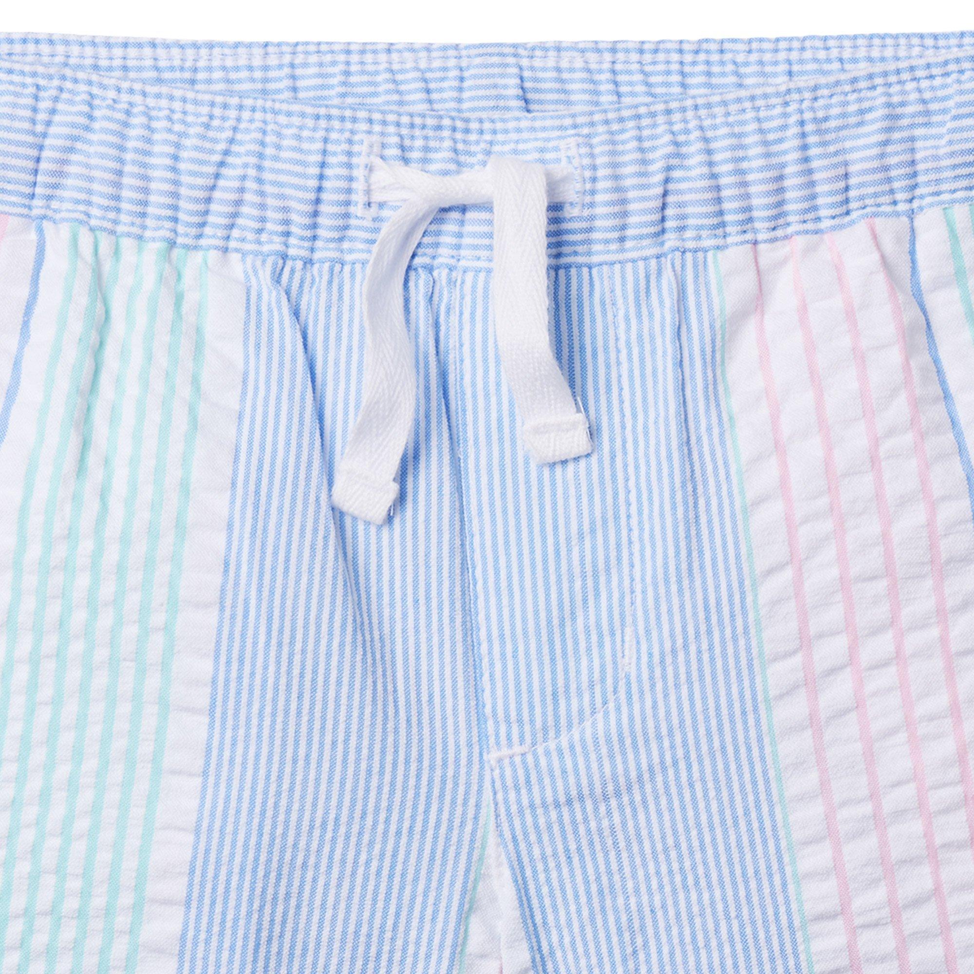 Striped Seersucker Pull-On Short image number 2