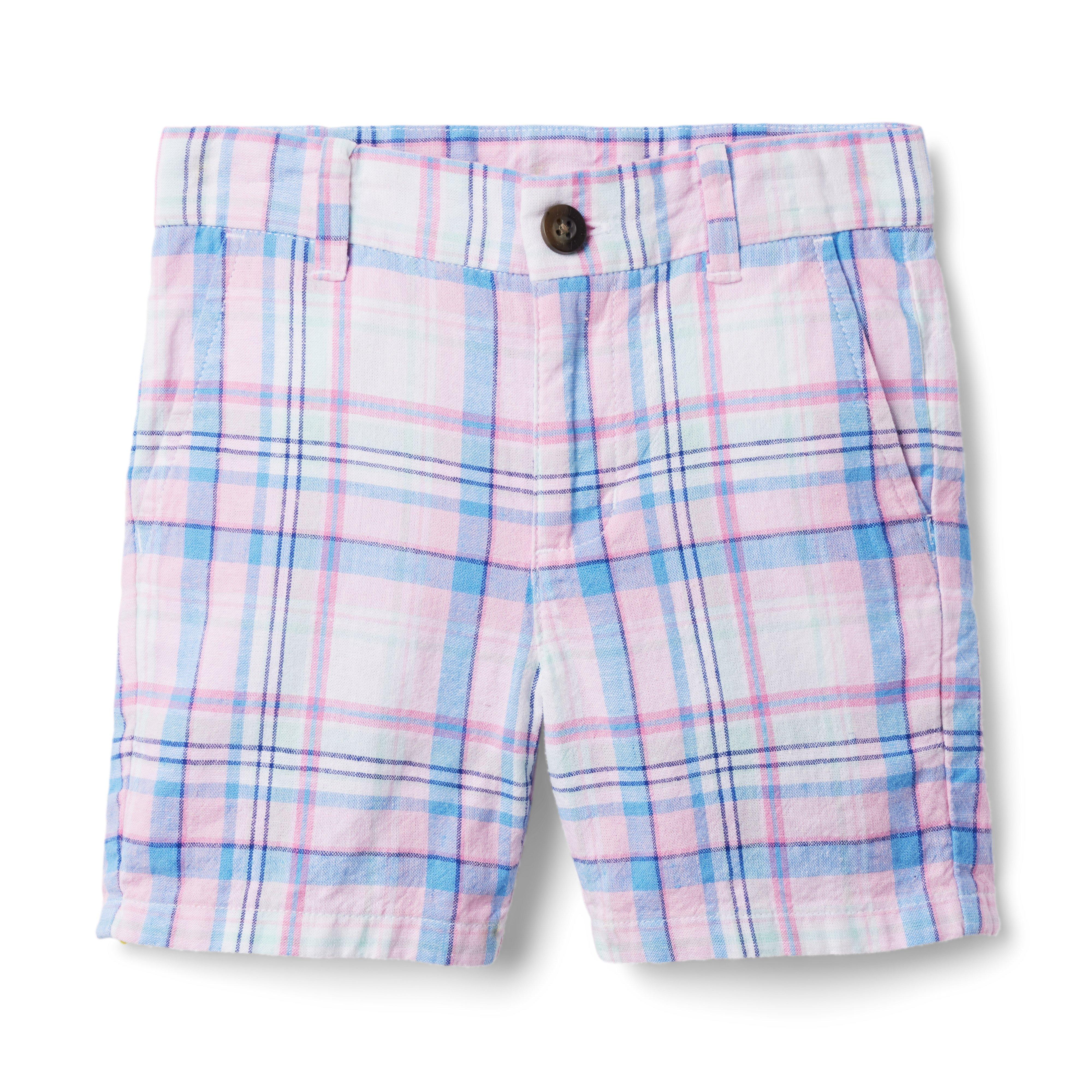 Madras Plaid Linen Short image number 0