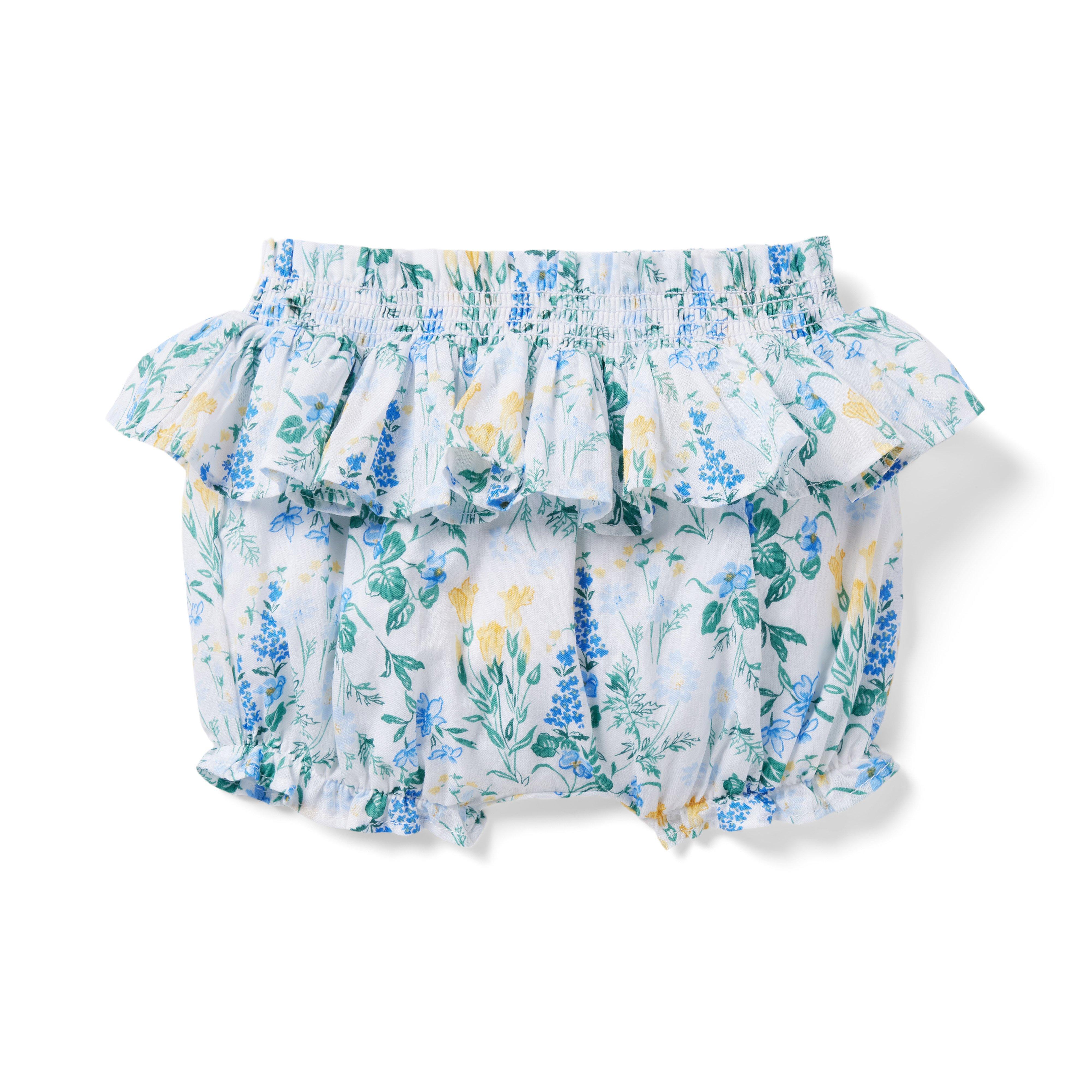 Baby Floral Ruffle Bloomer image number 0