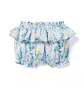 Baby Floral Ruffle Bloomer