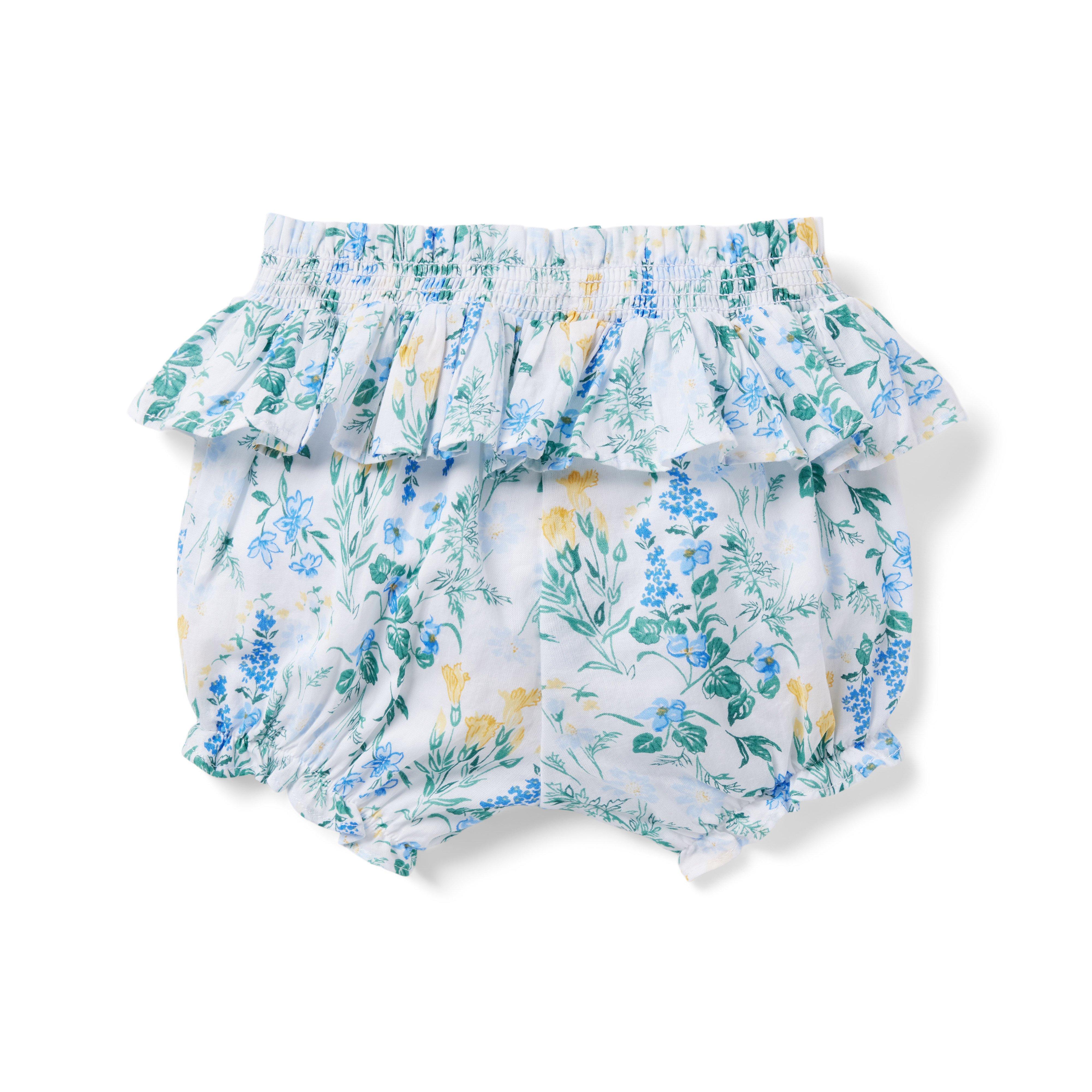 Baby Floral Ruffle Bloomer image number 1