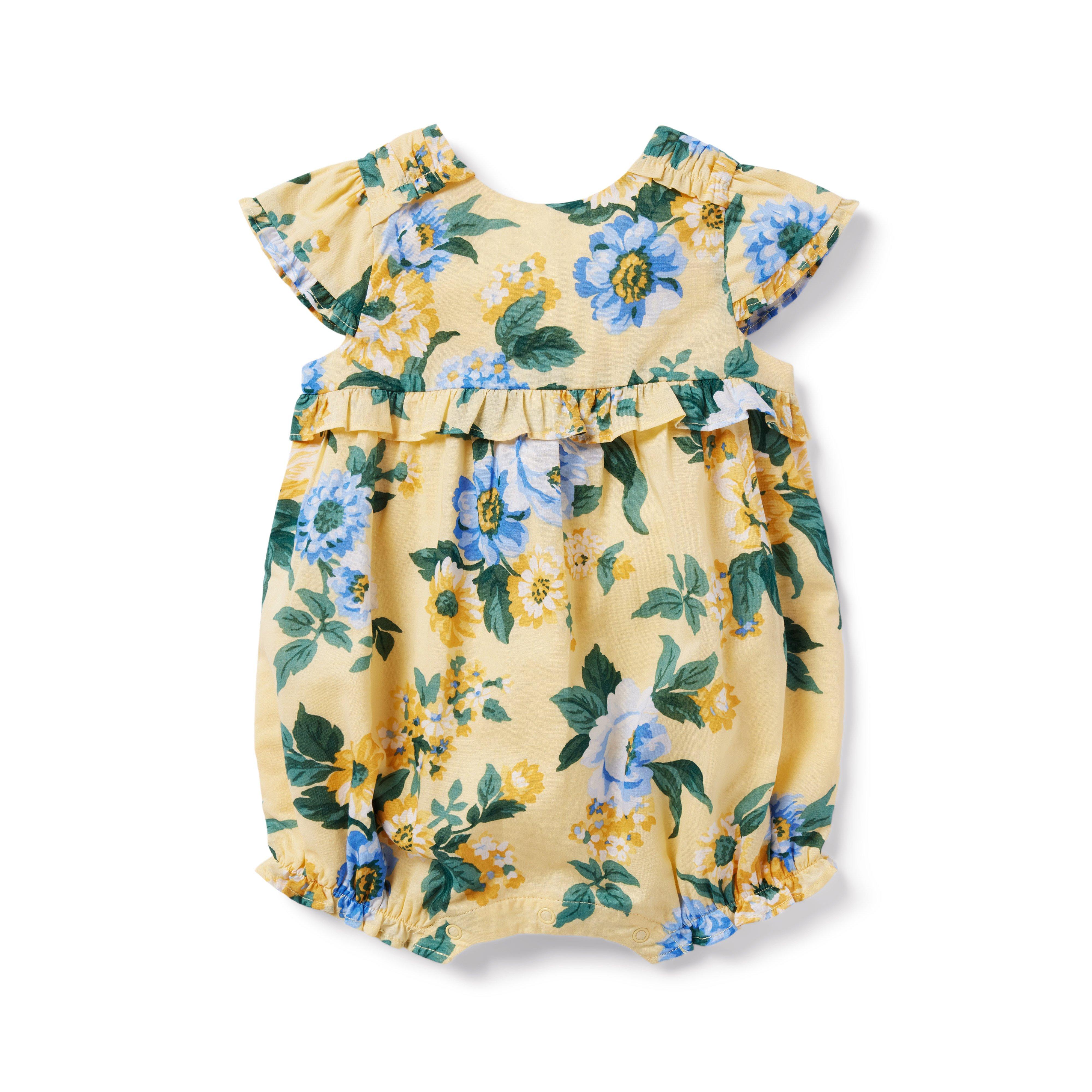 Baby Floral Ruffle Romper image number 0