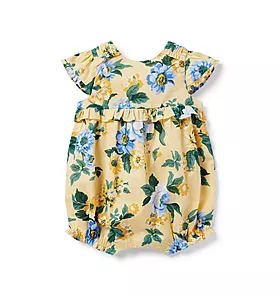 Baby Floral Ruffle Romper