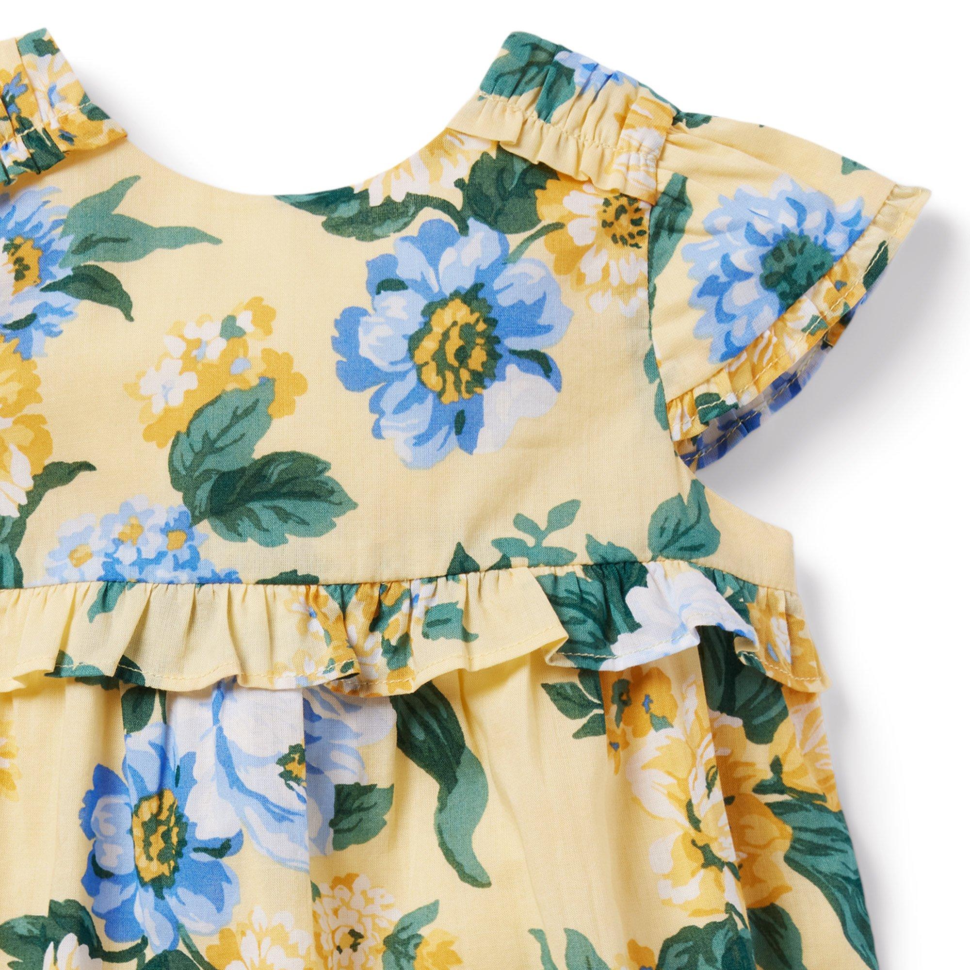 Baby Floral Ruffle Romper image number 2