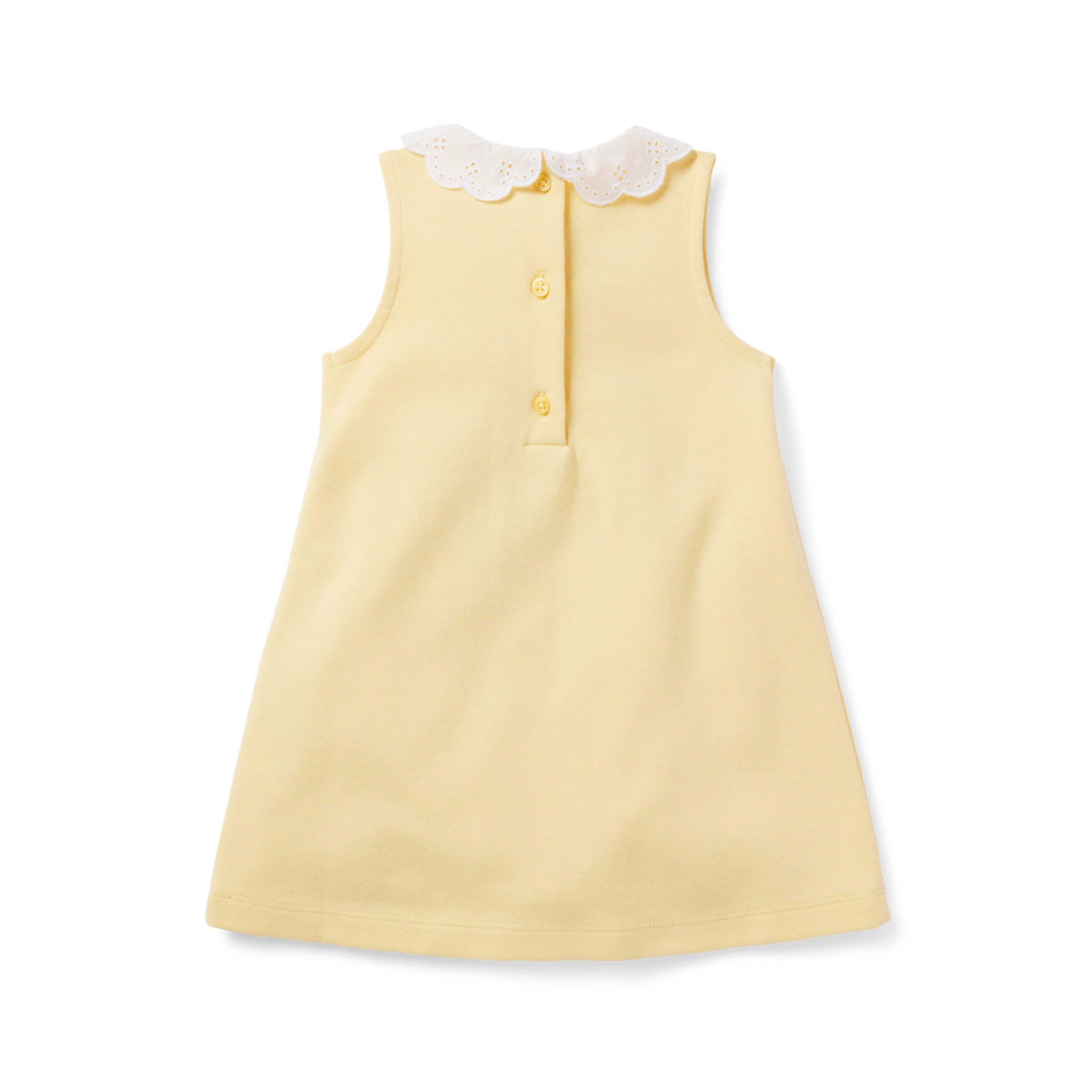 Baby Eyelet Collar Ponte Dress image number 1