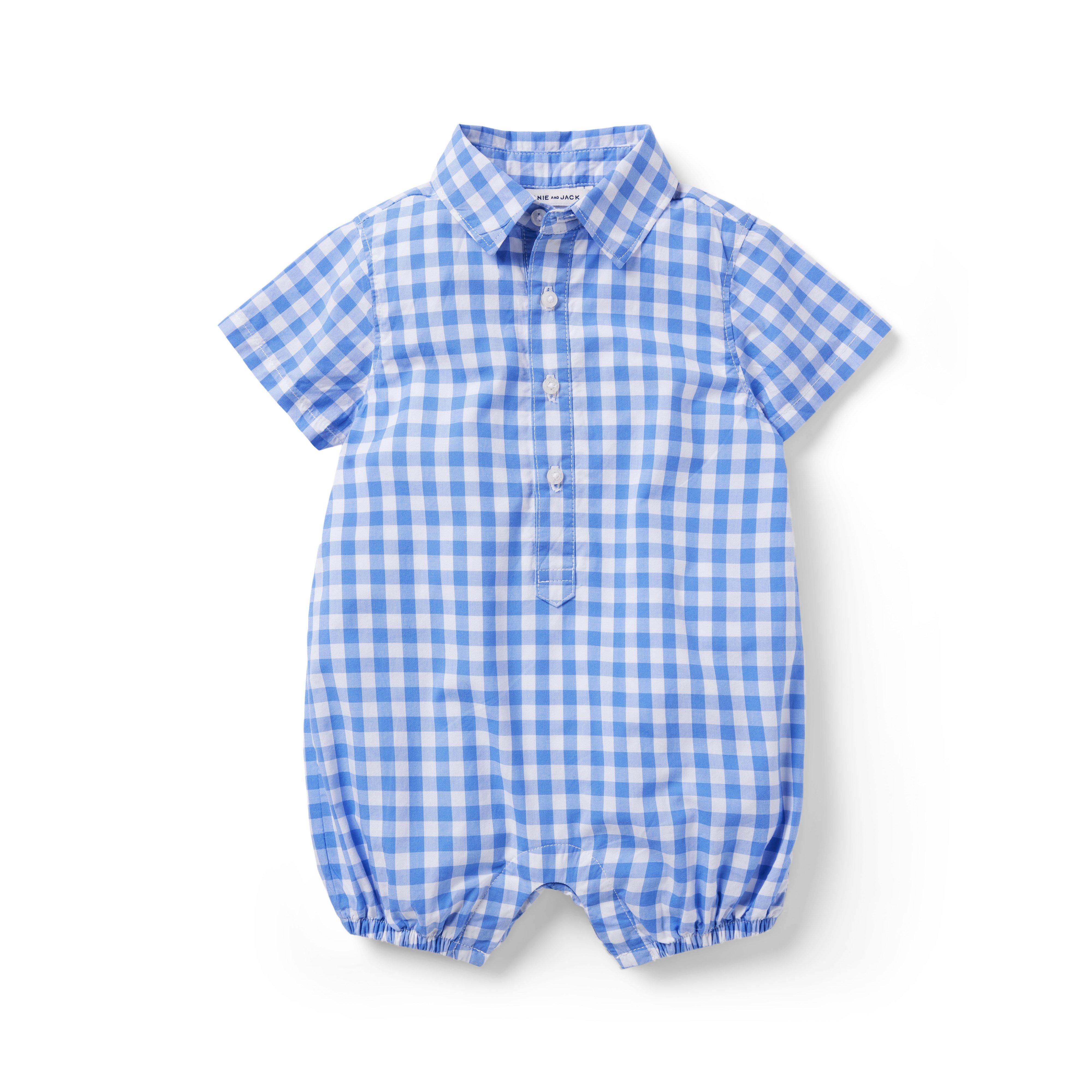 Baby Gingham Romper image number 0