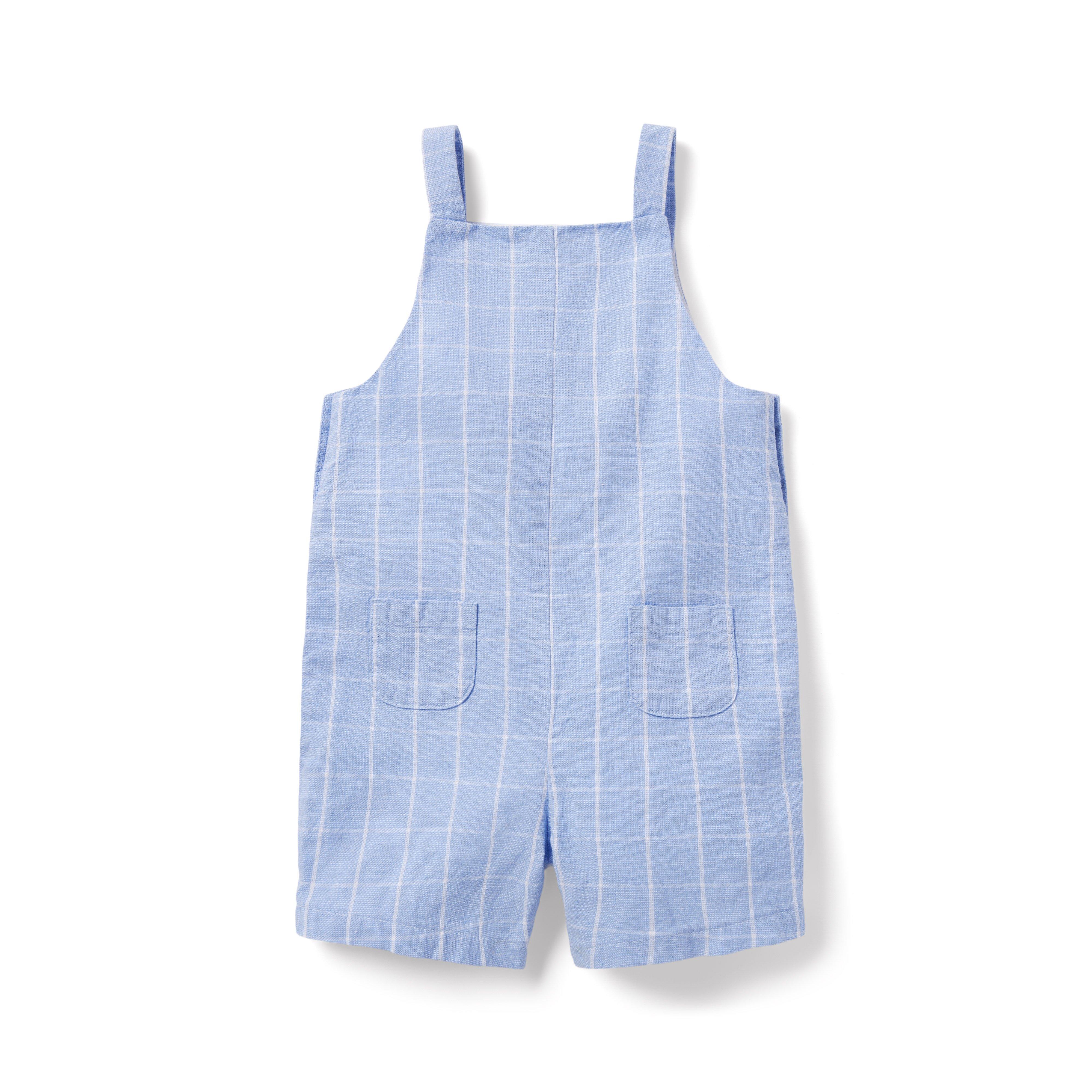 Baby Tattersall Linen Overall image number 1