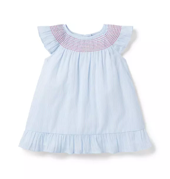 Baby Striped Smocked Dress