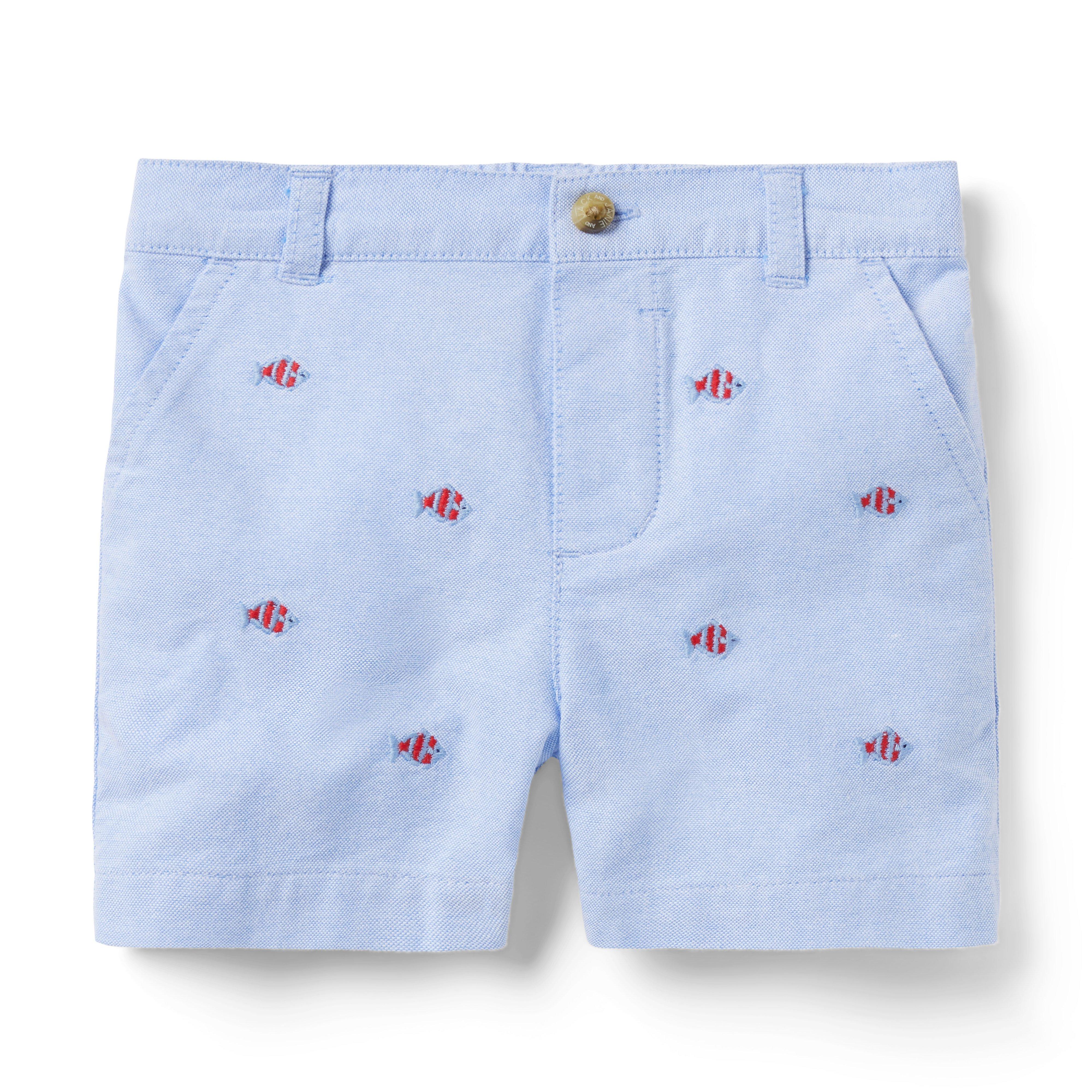 Baby Embroidered Fish Short image number 0