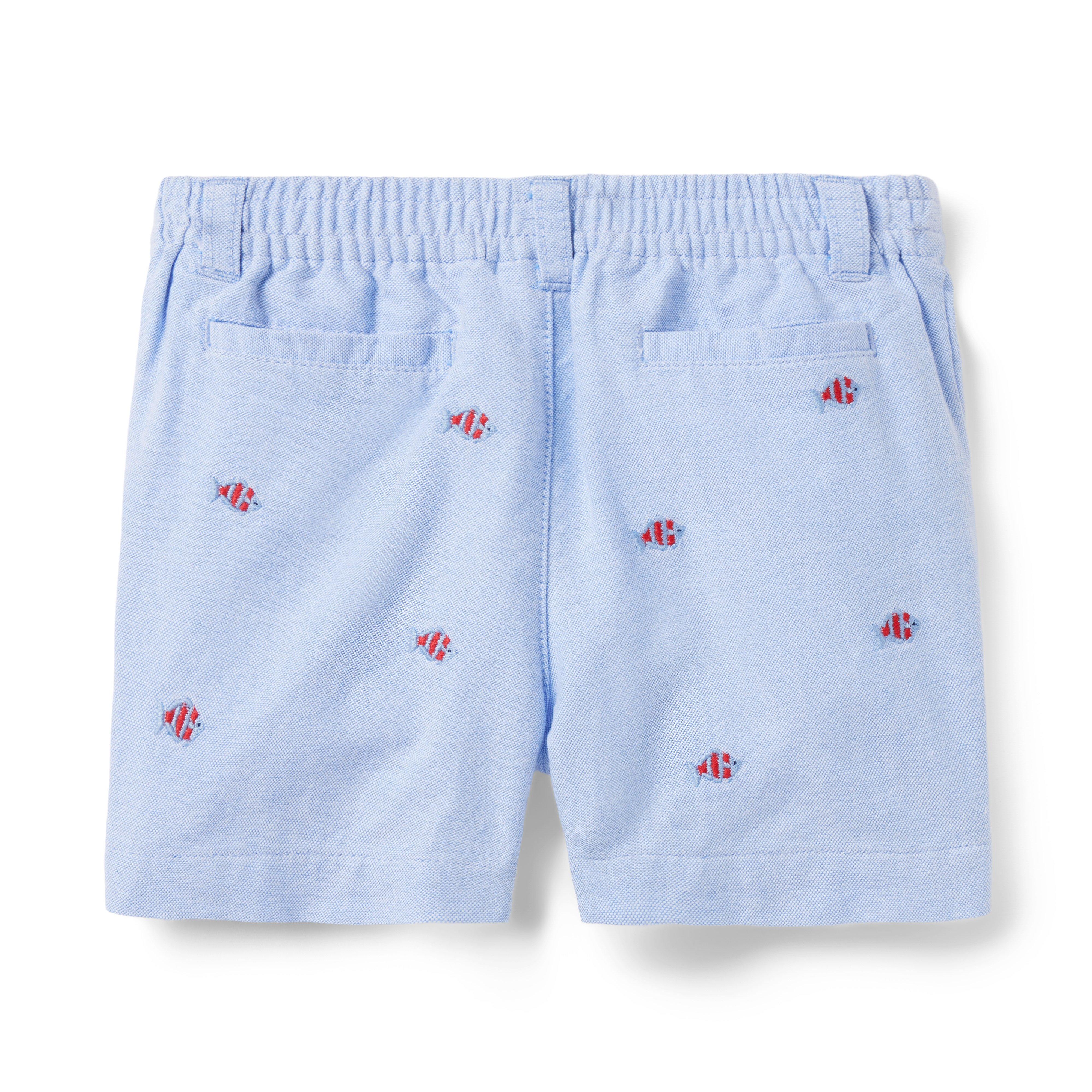 Baby Embroidered Fish Short image number 1