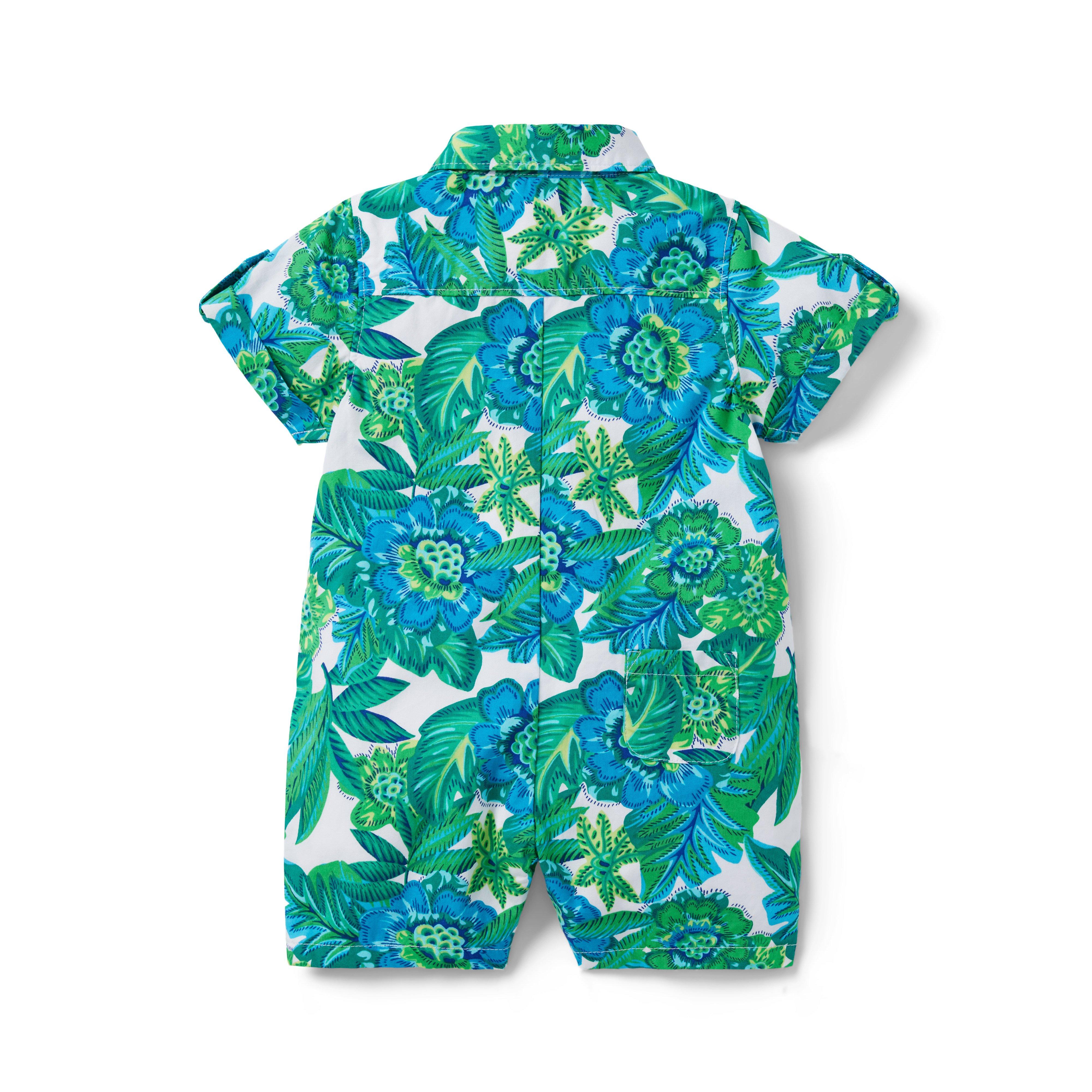 Baby Tropical Floral Romper image number 1
