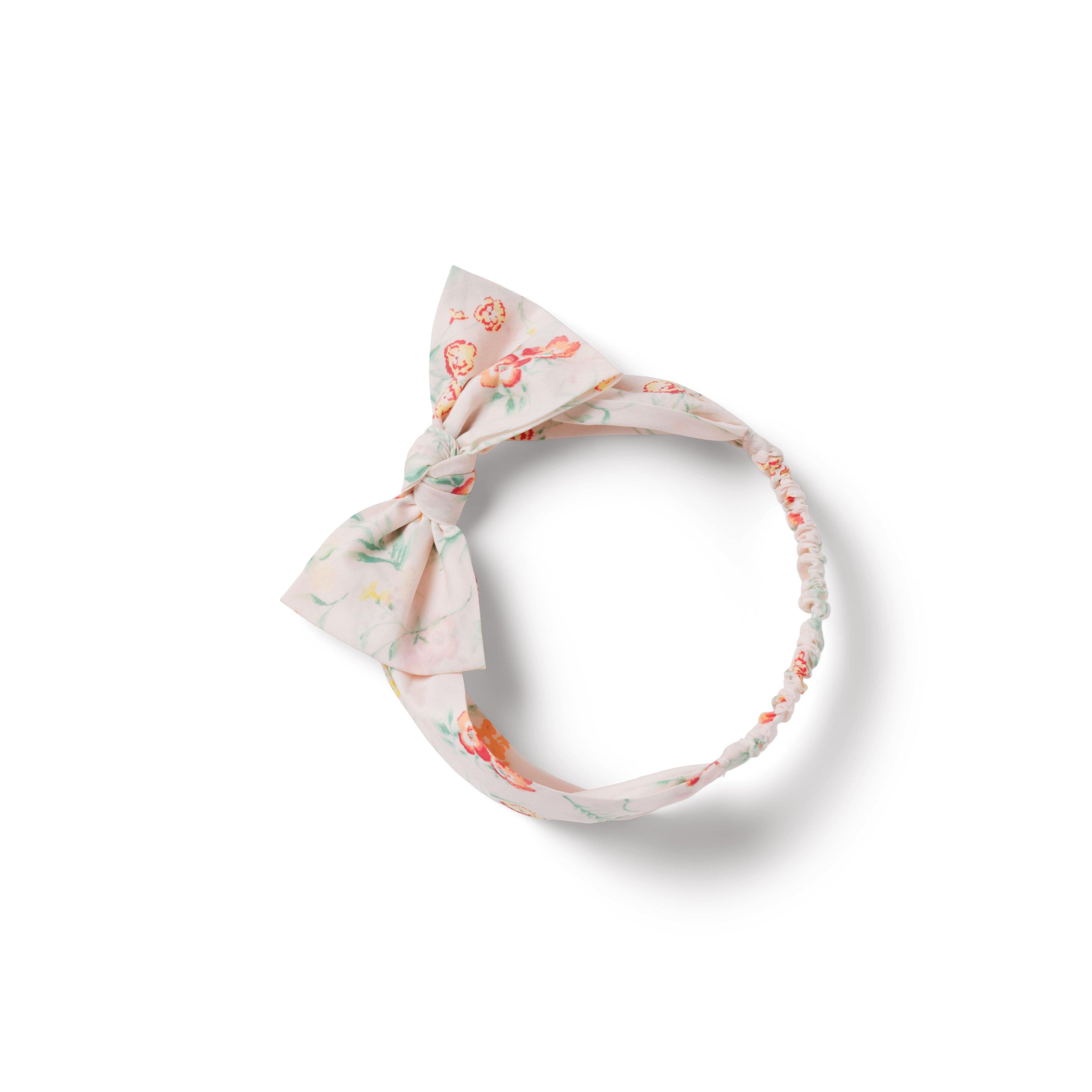 Baby Floral Bow Soft Headband