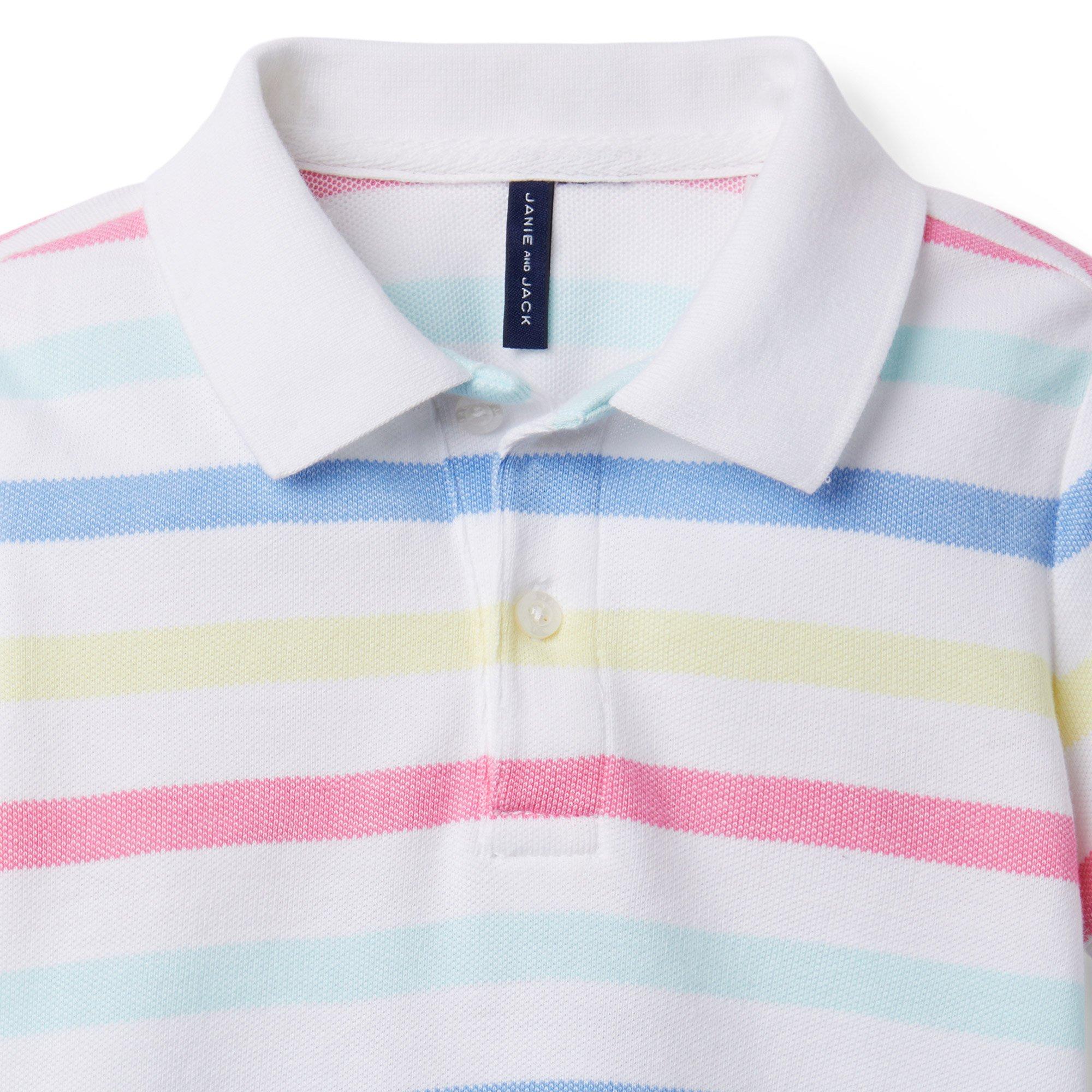 Striped Pique Polo image number 2