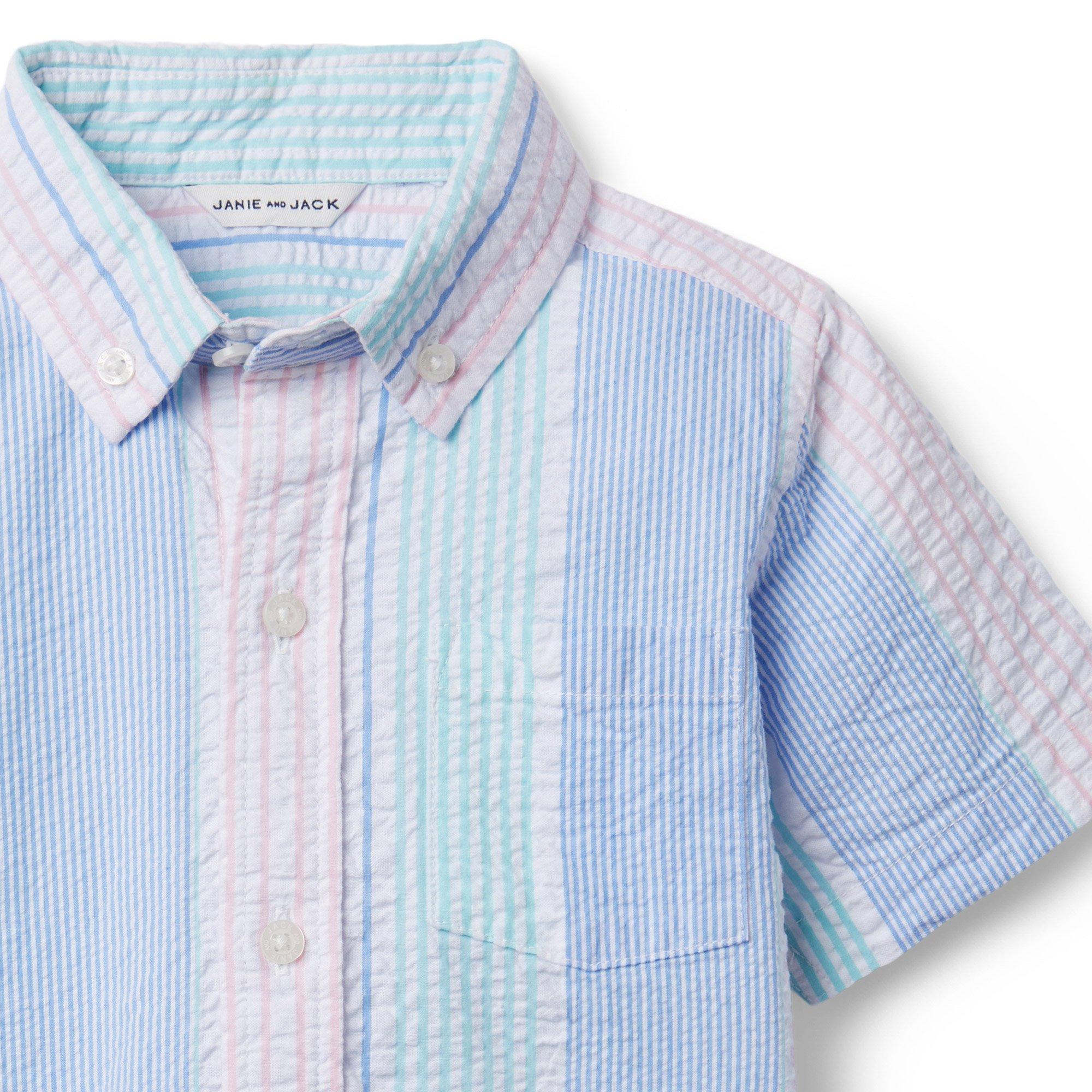 Striped Seersucker Shirt image number 2