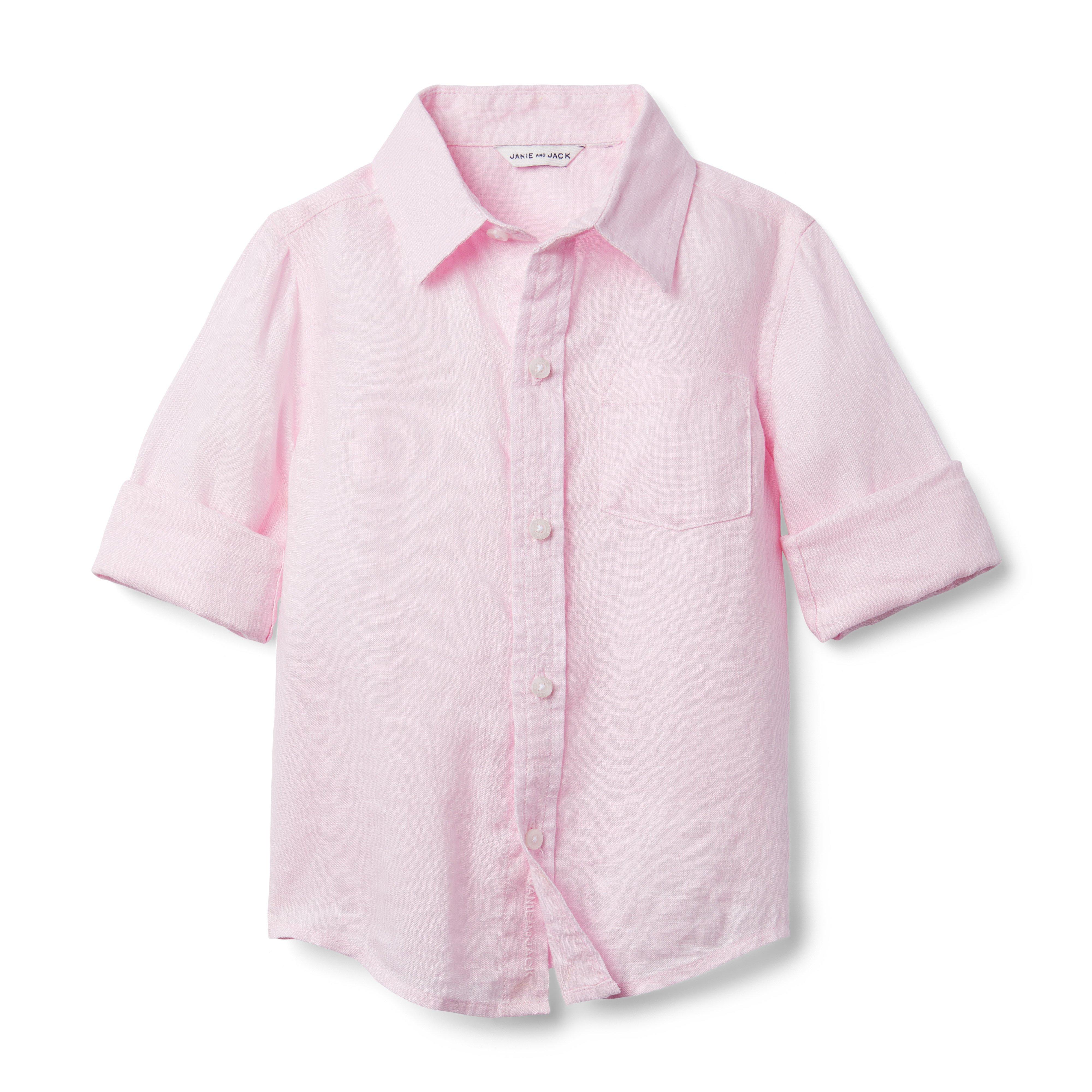 Linen Roll-Cuff Shirt image number 0