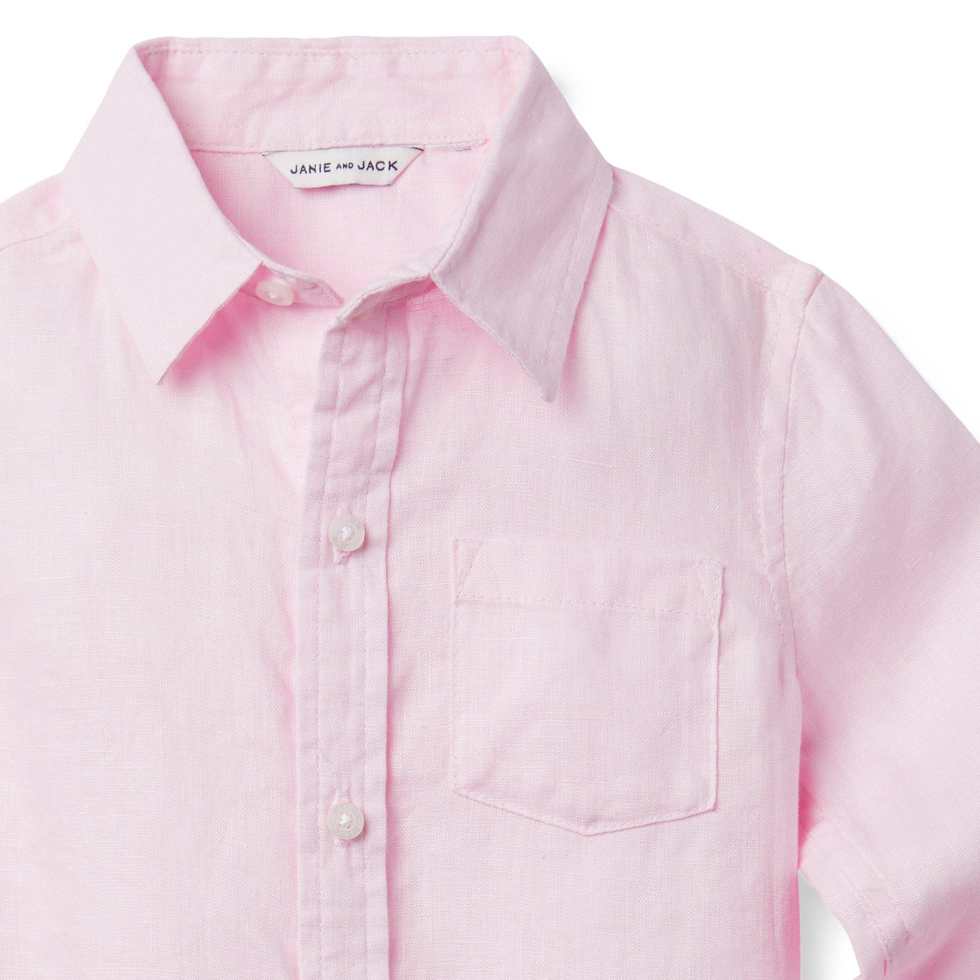 Linen Roll-Cuff Shirt image number 3