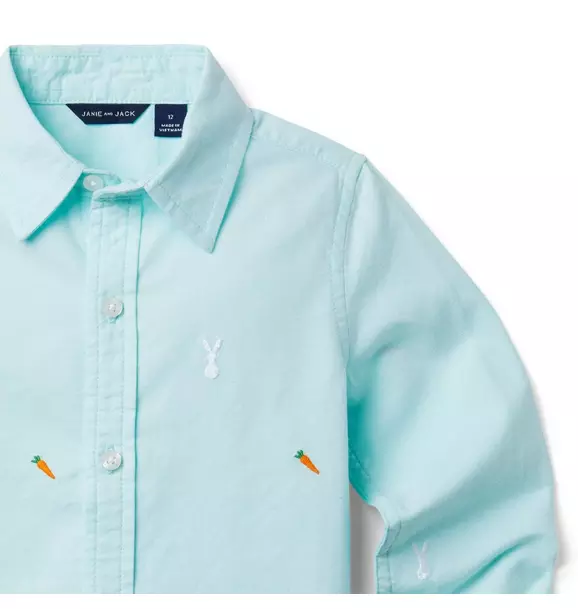 Embroidered Oxford Shirt image number 3