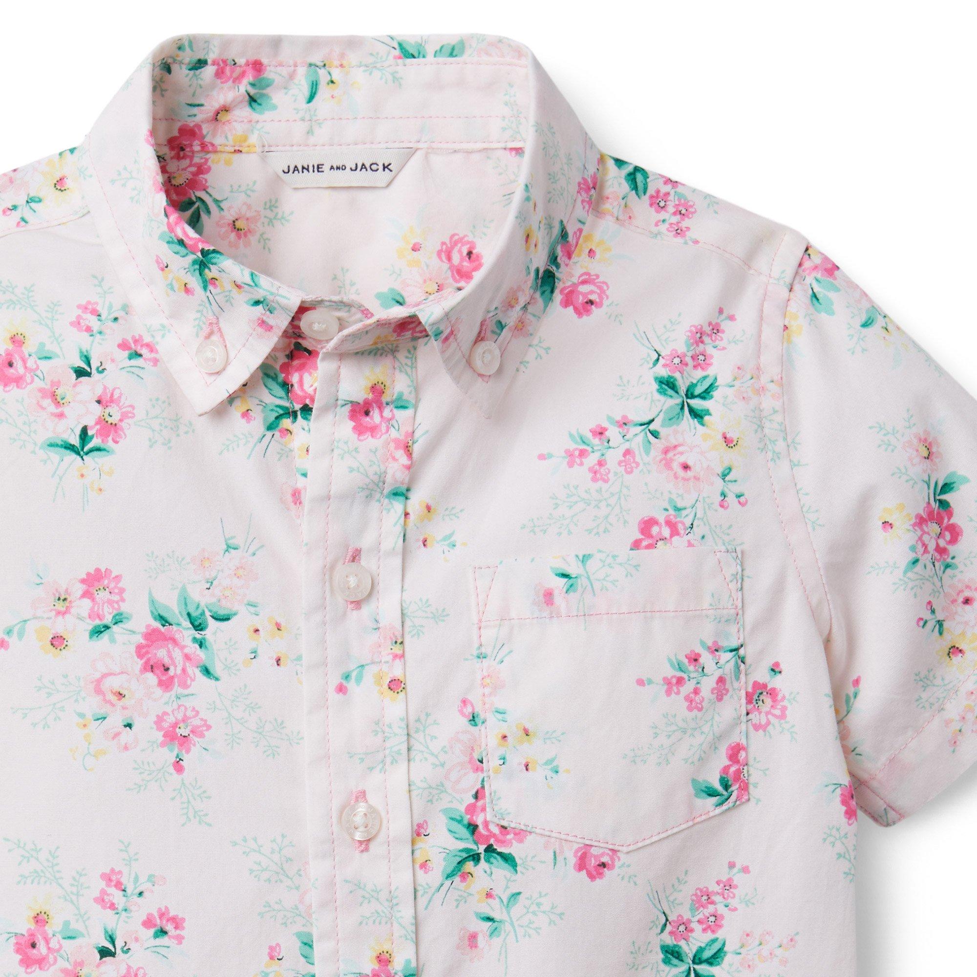 Floral Poplin Shirt image number 2