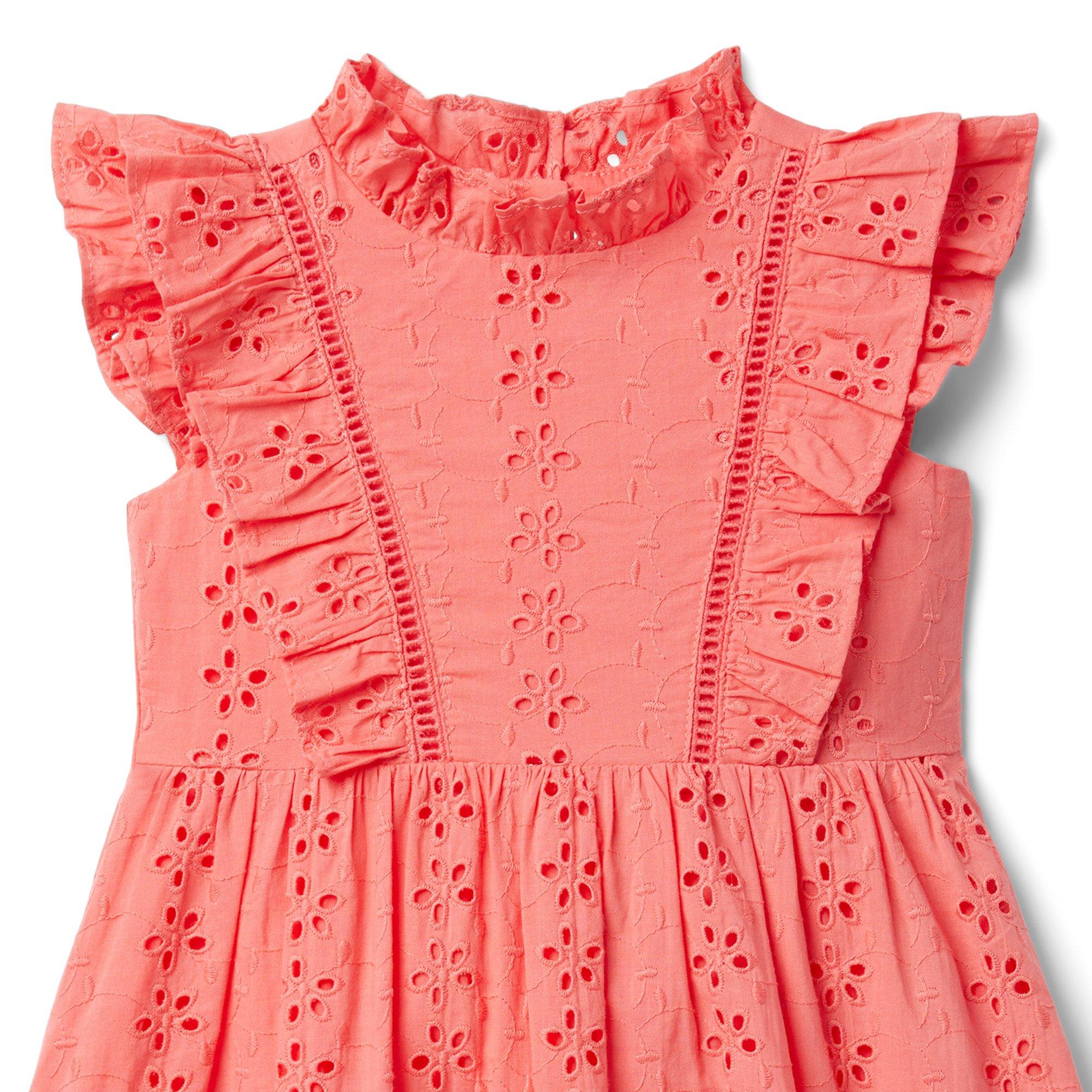 Eyelet Ruffle Dress image number 2