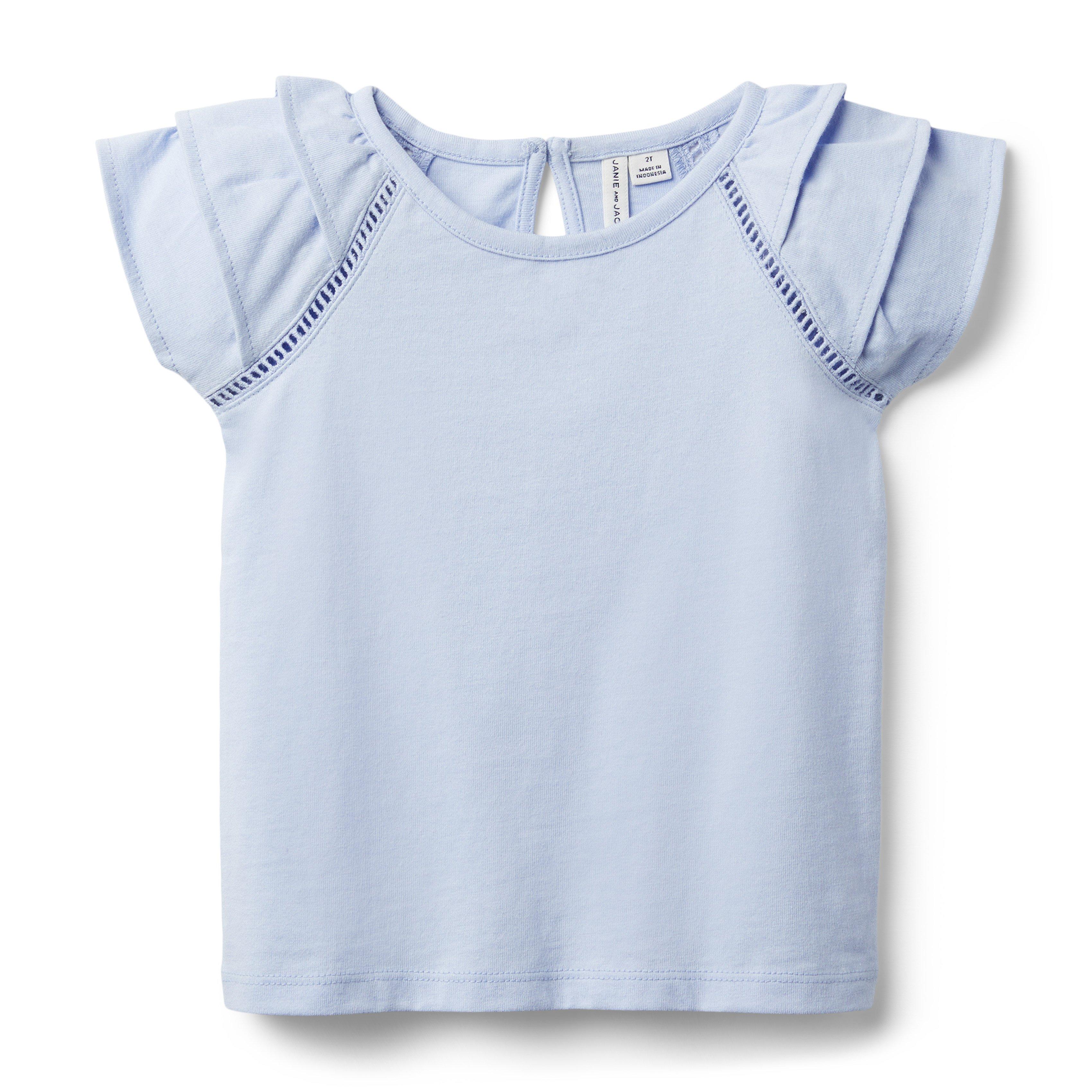 Tiered Ruffle Sleeve Top image number 0