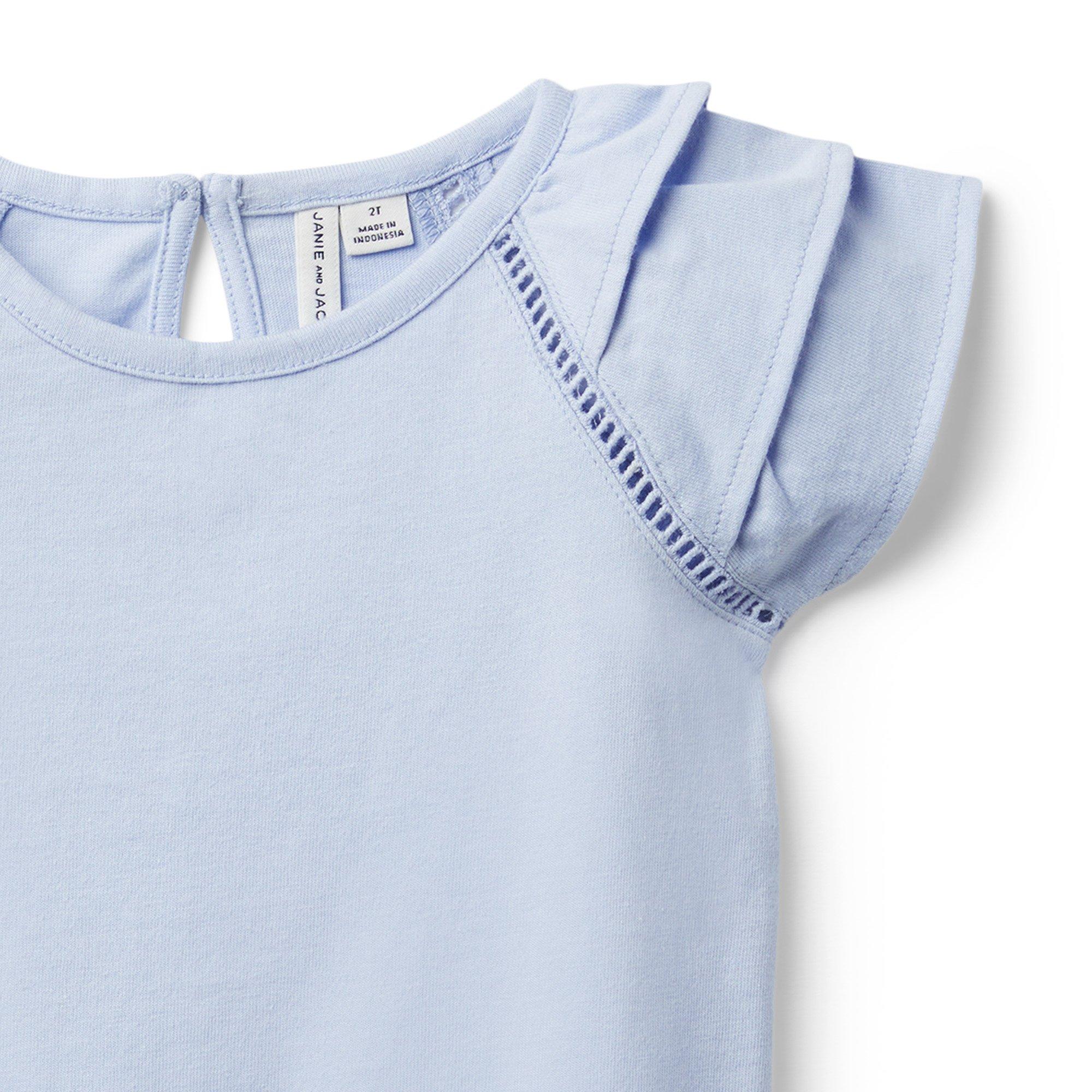 Tiered Ruffle Sleeve Top image number 2