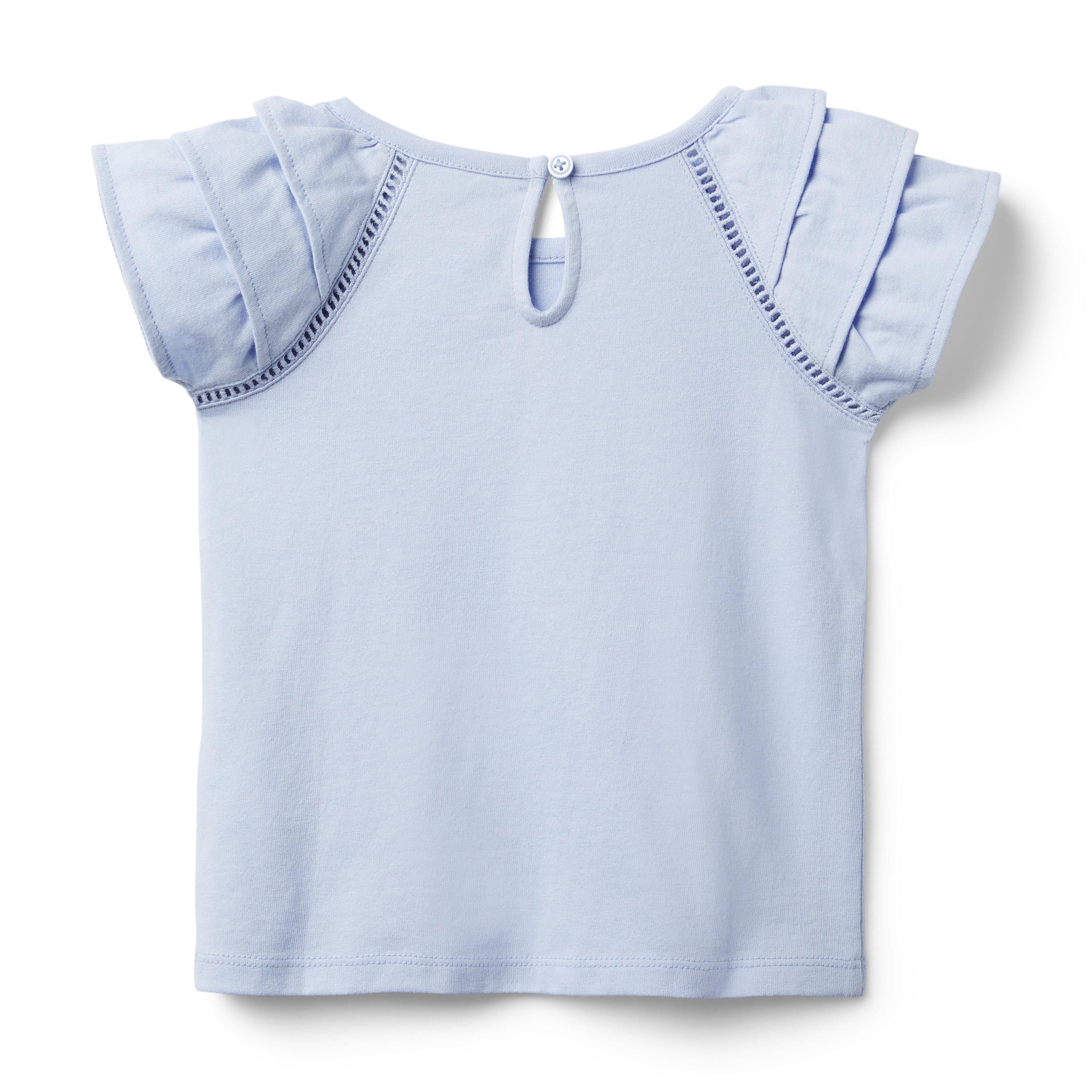 Tiered Ruffle Sleeve Top image number 1