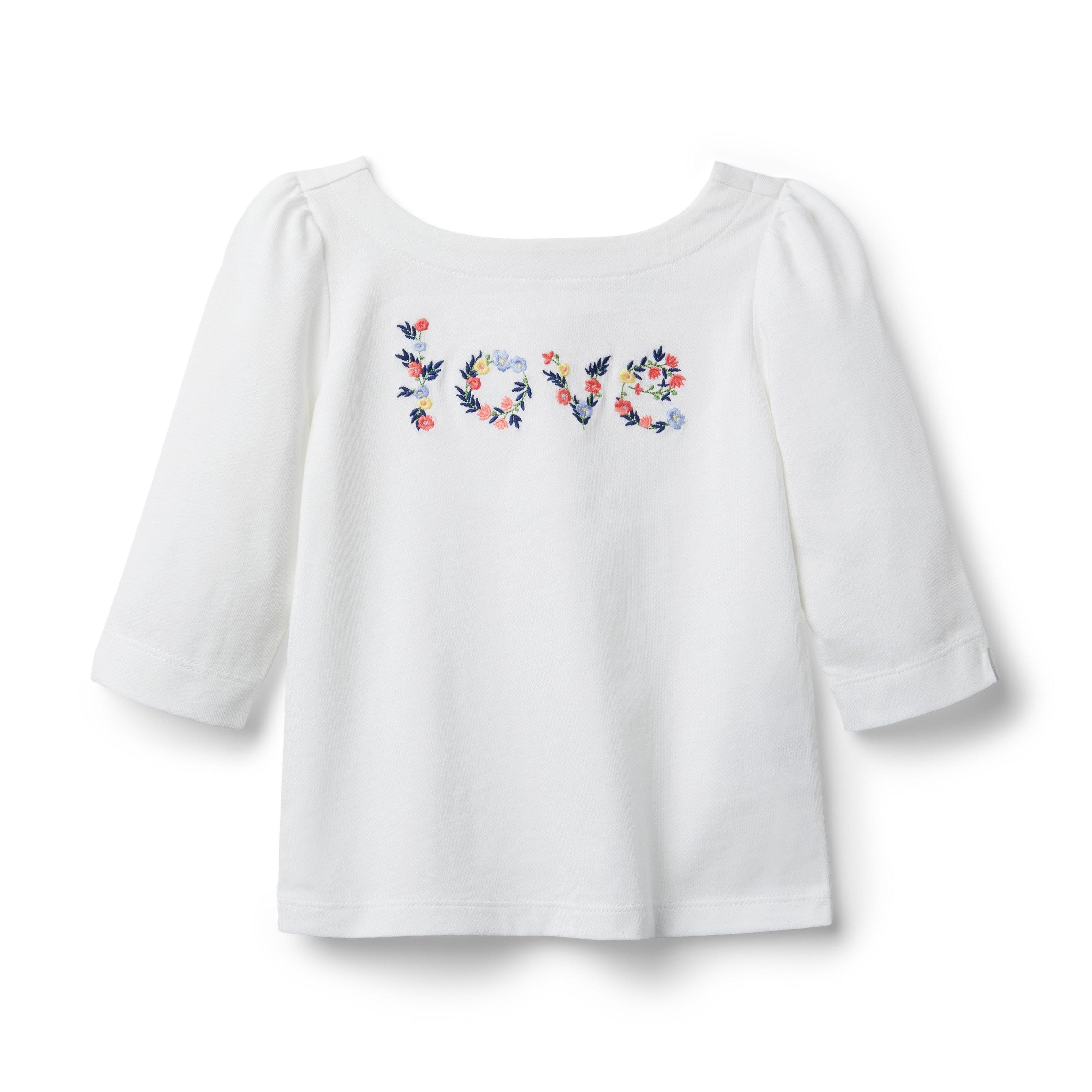 Embroidered Love Tee image number 0