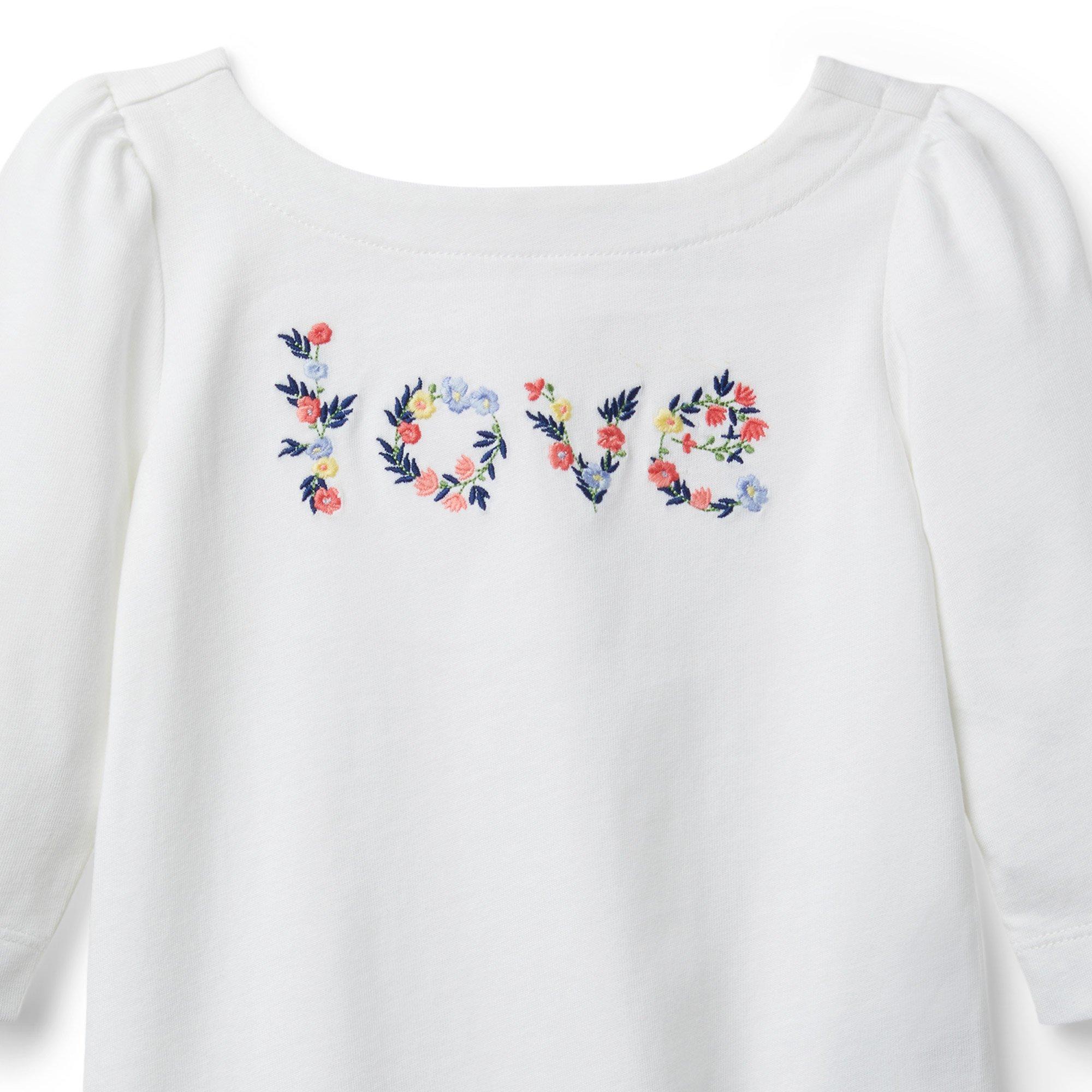 Embroidered Love Tee image number 1