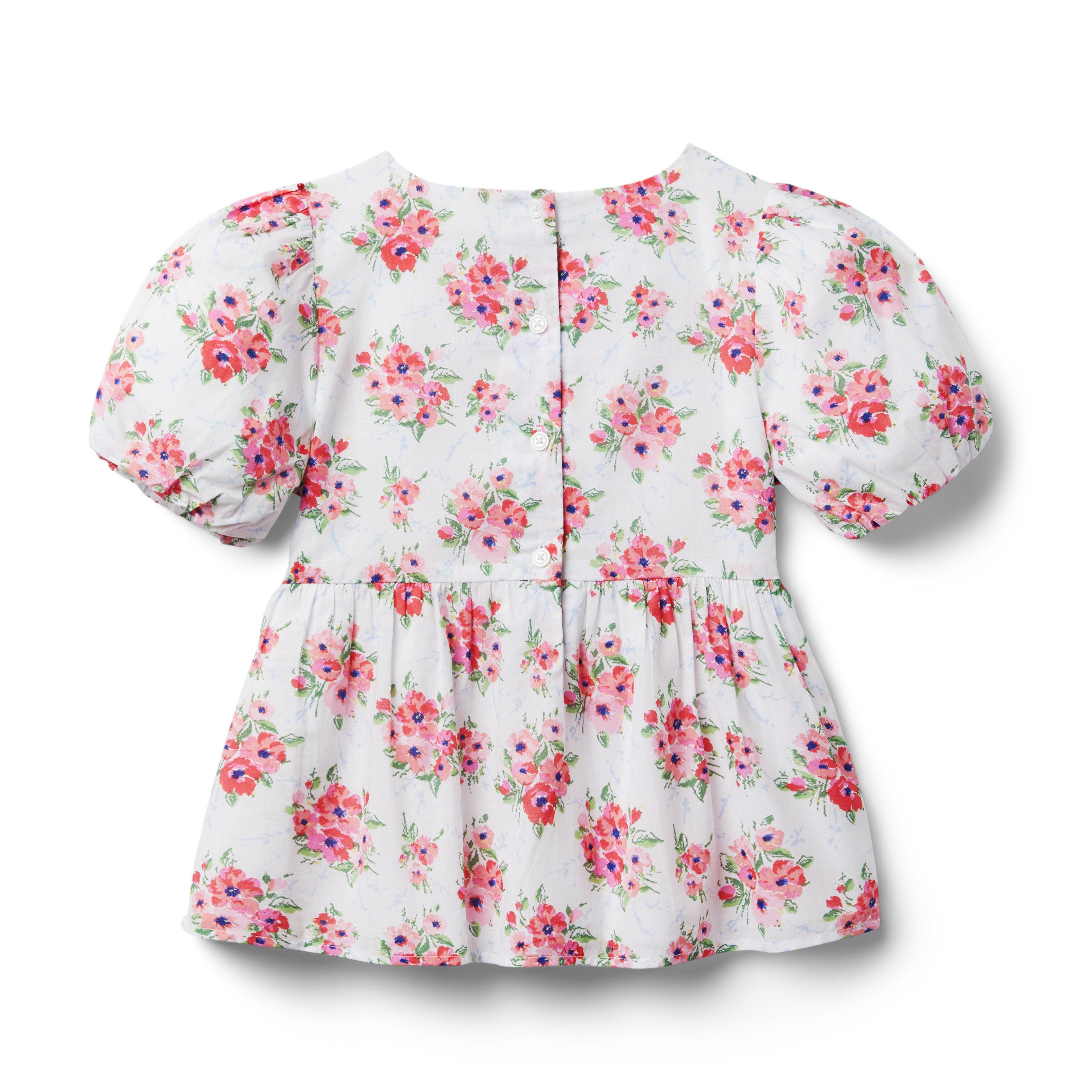 Floral Puff Sleeve Top image number 1