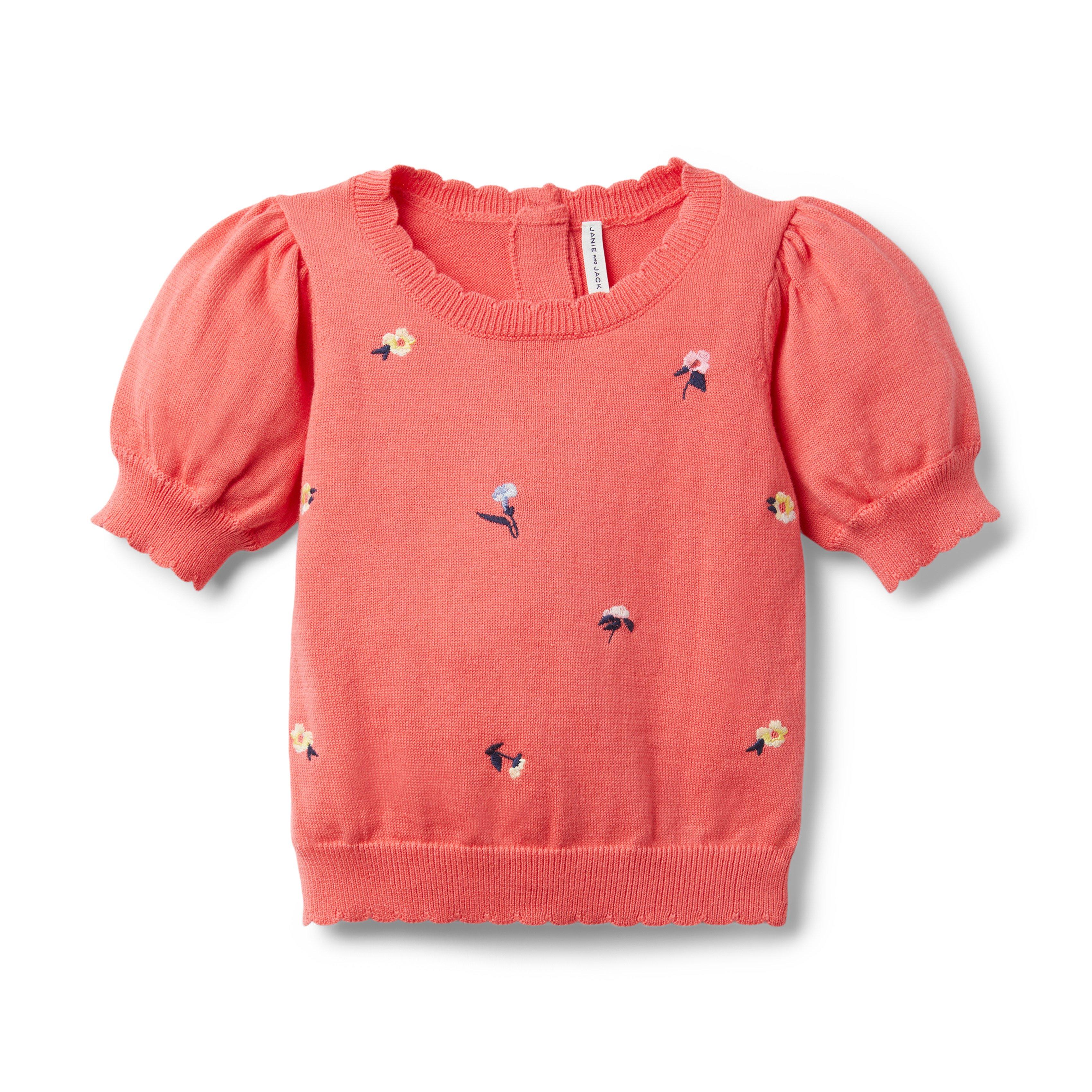Floral Embroidered Sweater image number 0