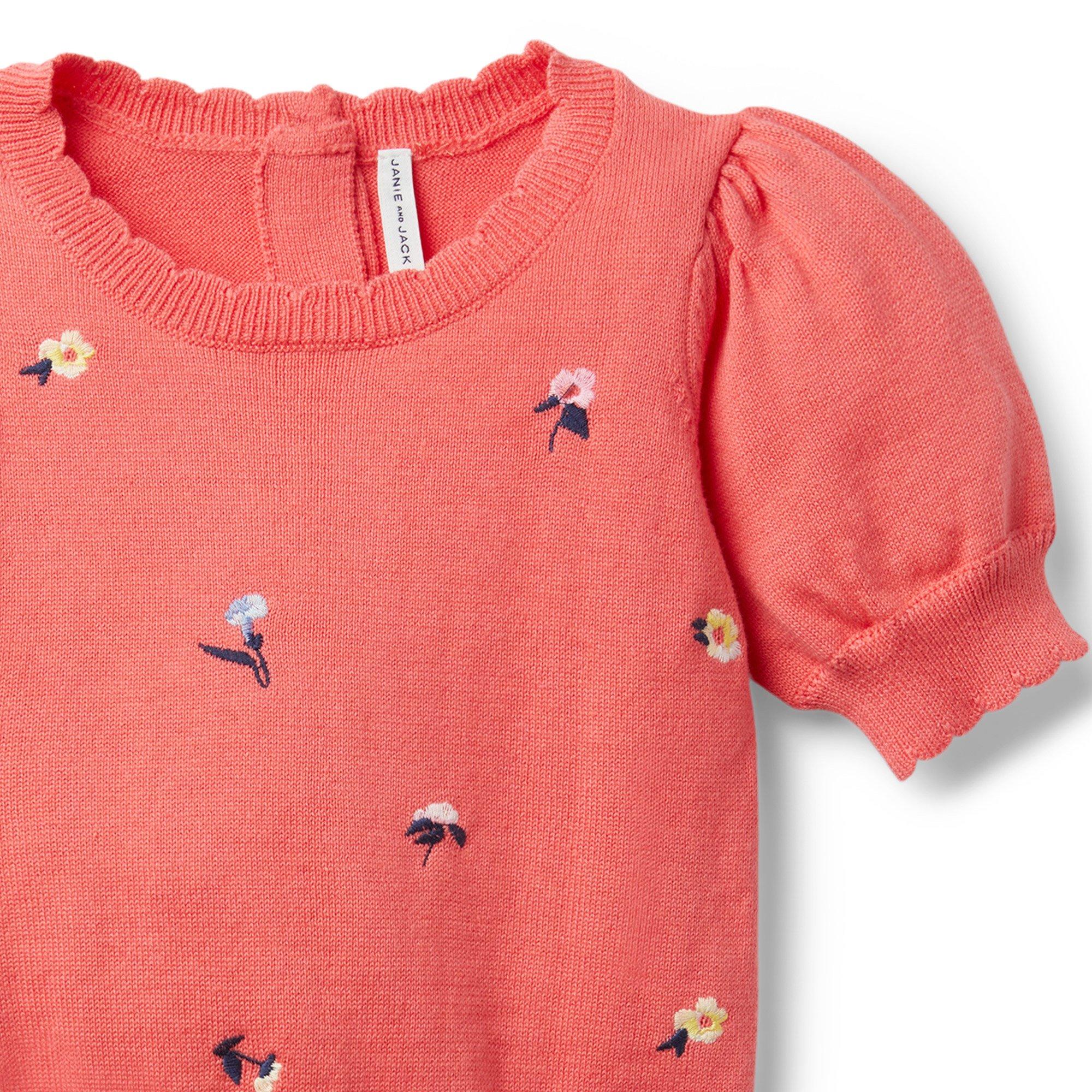 Floral Embroidered Sweater image number 2